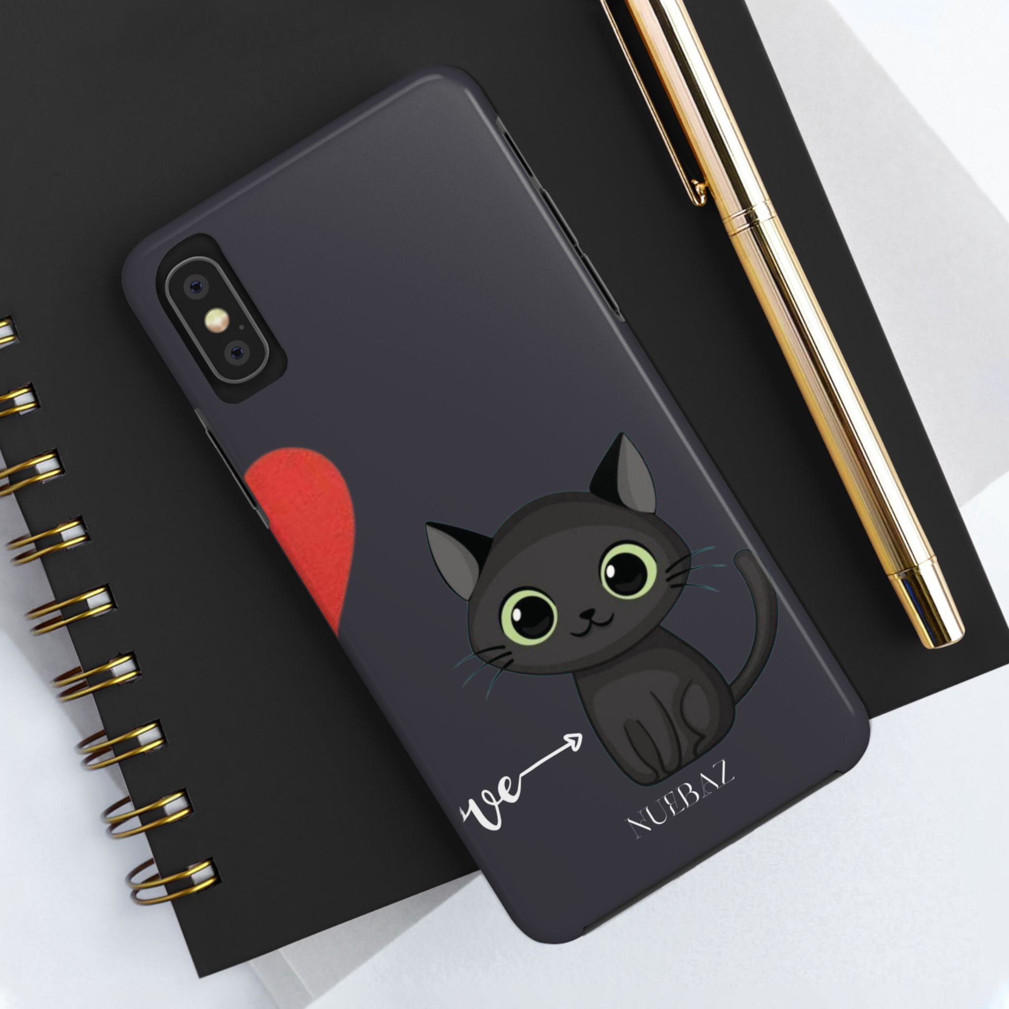 Cute Cat Love Tough Phone Case (Couple Phone Case)