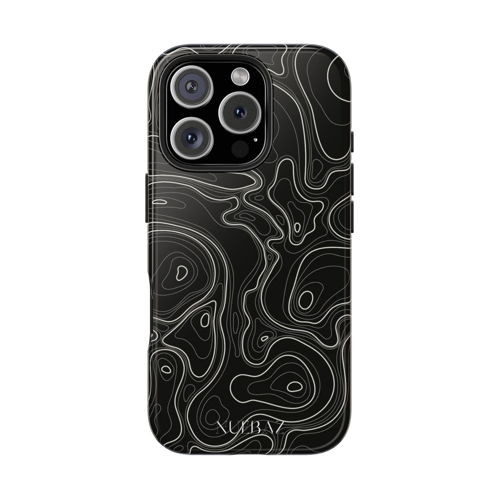 Abstract Black & White Line Phone Case