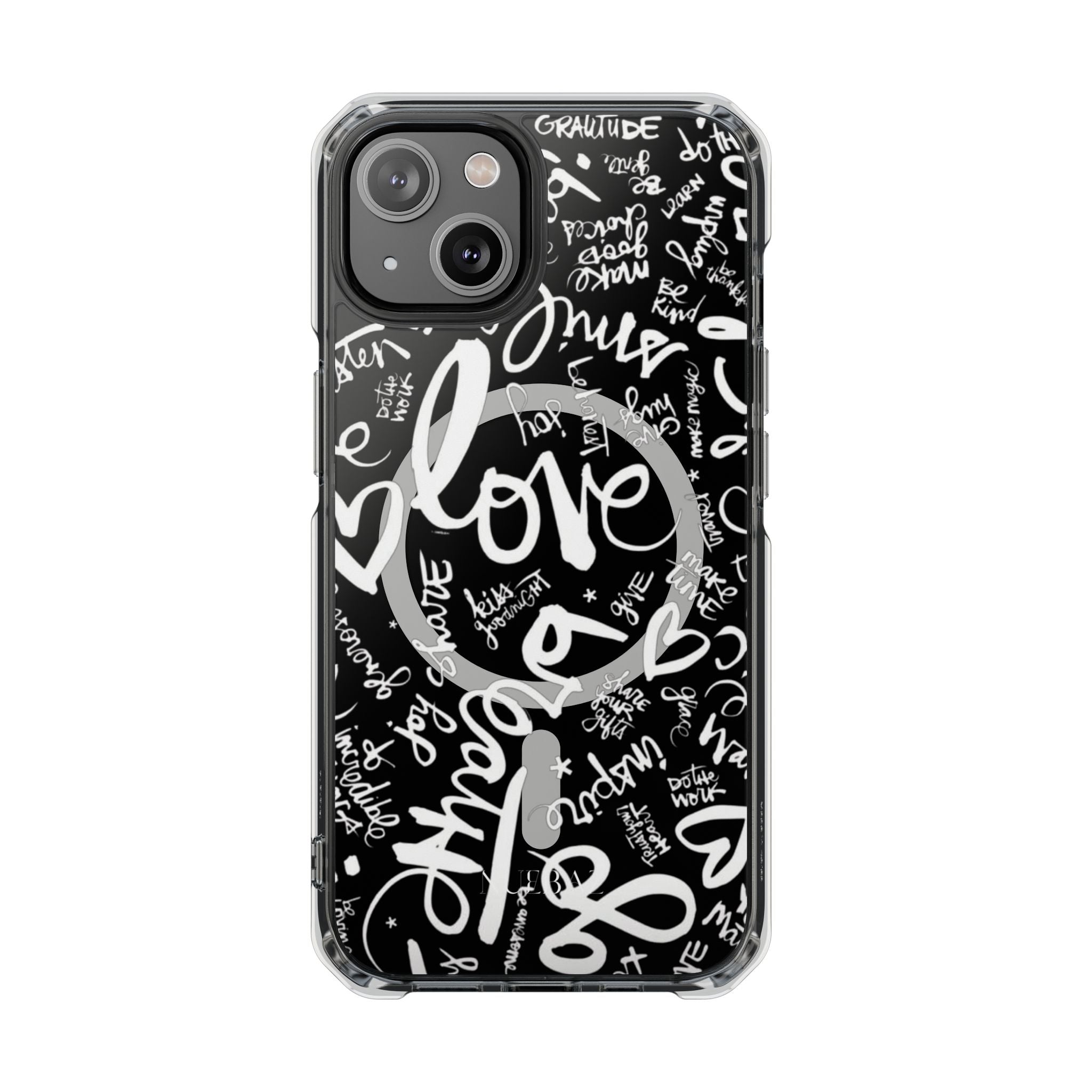 Love & Gratitude Clear Magnetic Phone Case