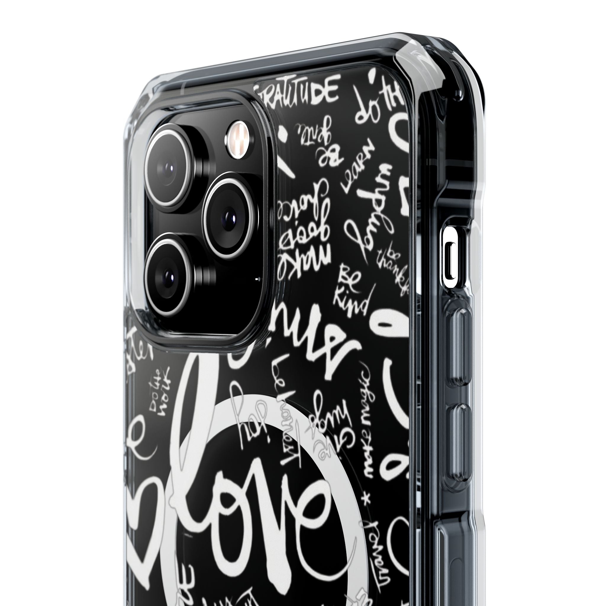 Love & Gratitude Clear Magnetic Phone Case