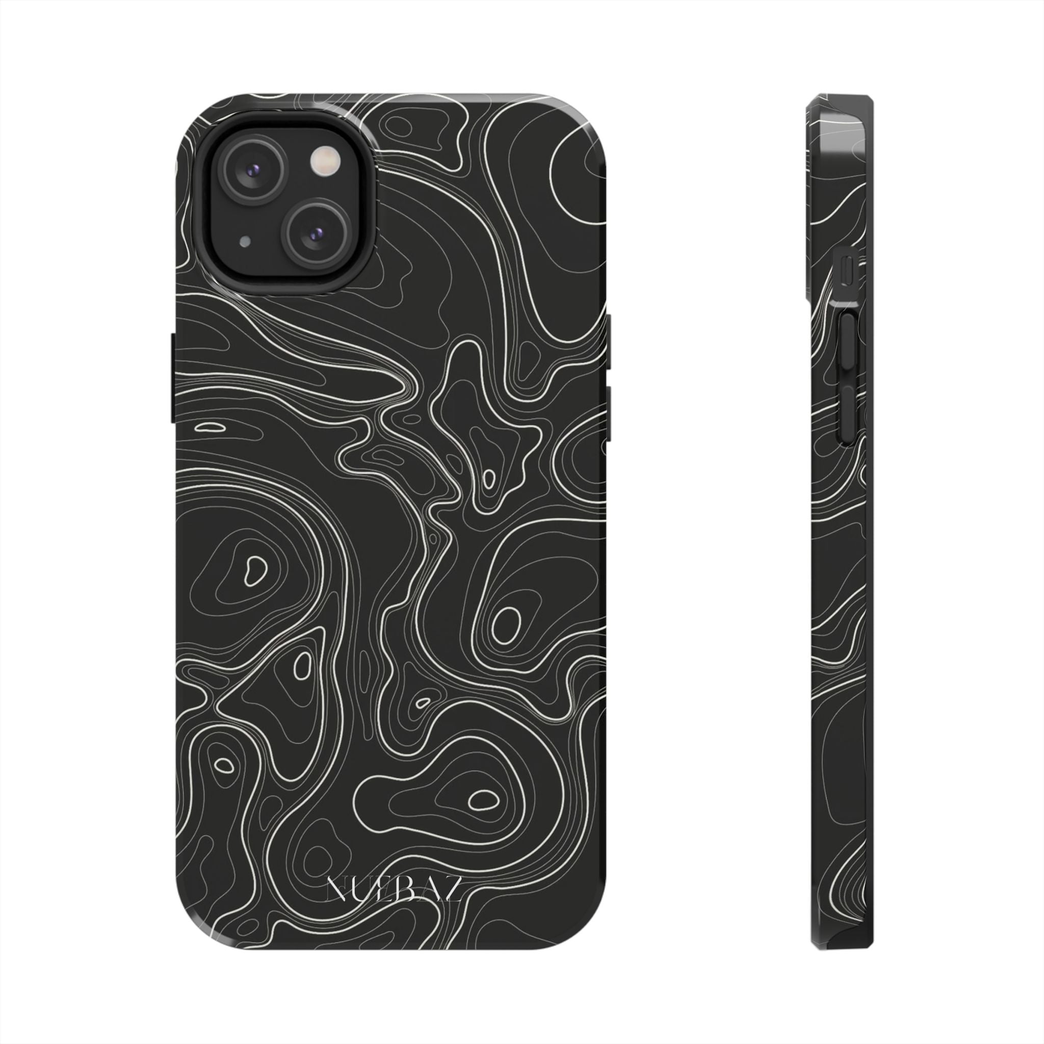 Abstract Black & White Line Phone Case