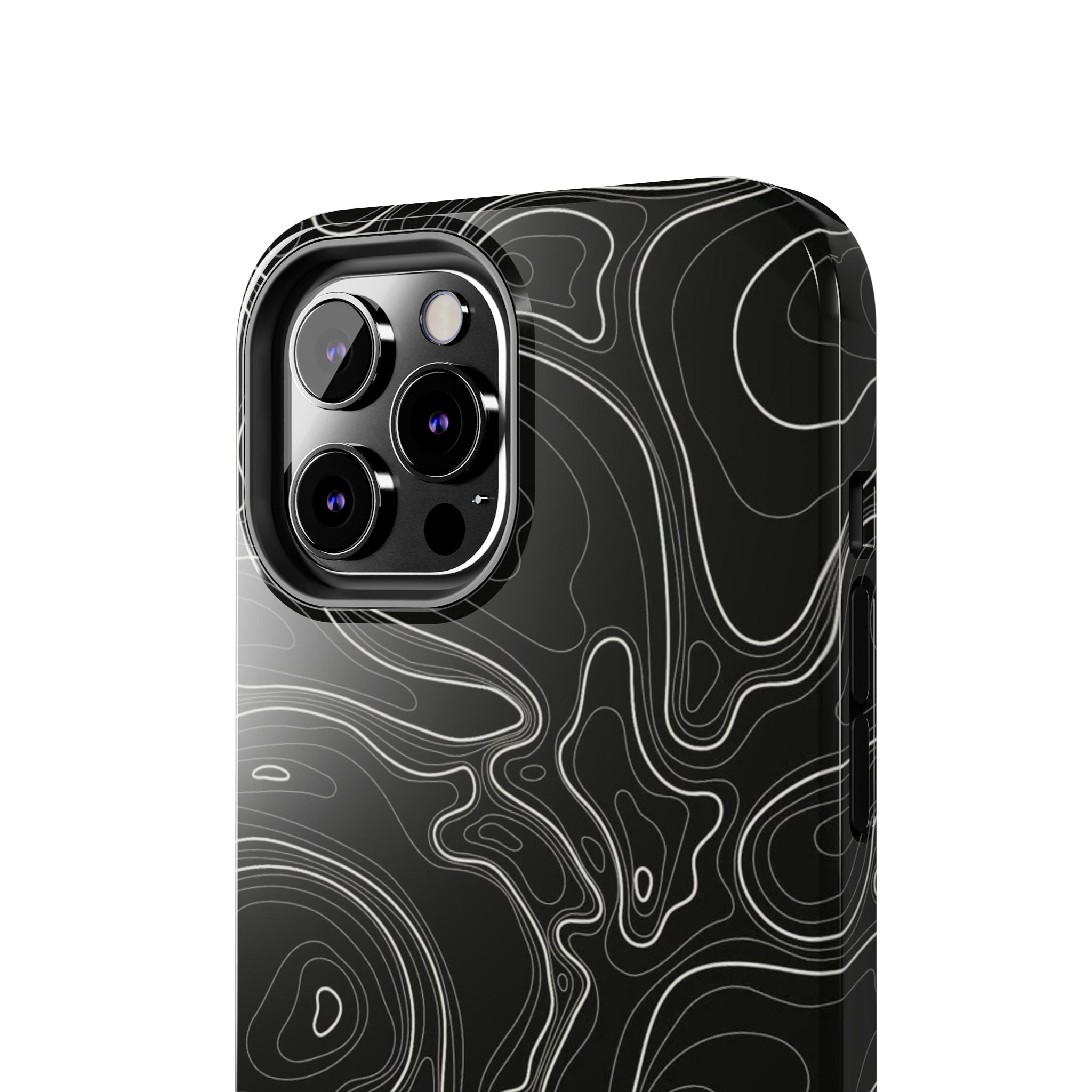 Abstract Black & White Line Phone Case