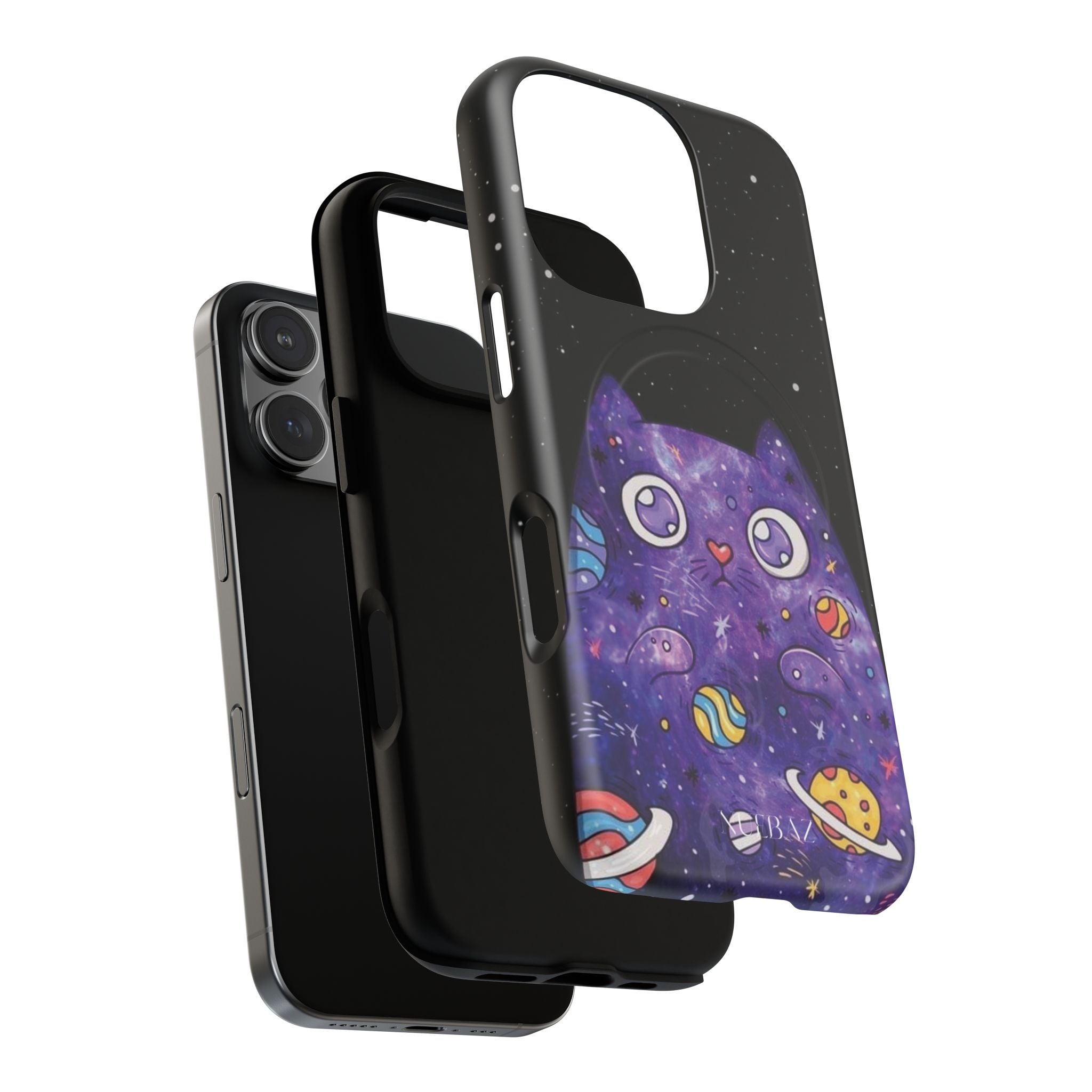 Cute Cat Space Magnetic Phone Case