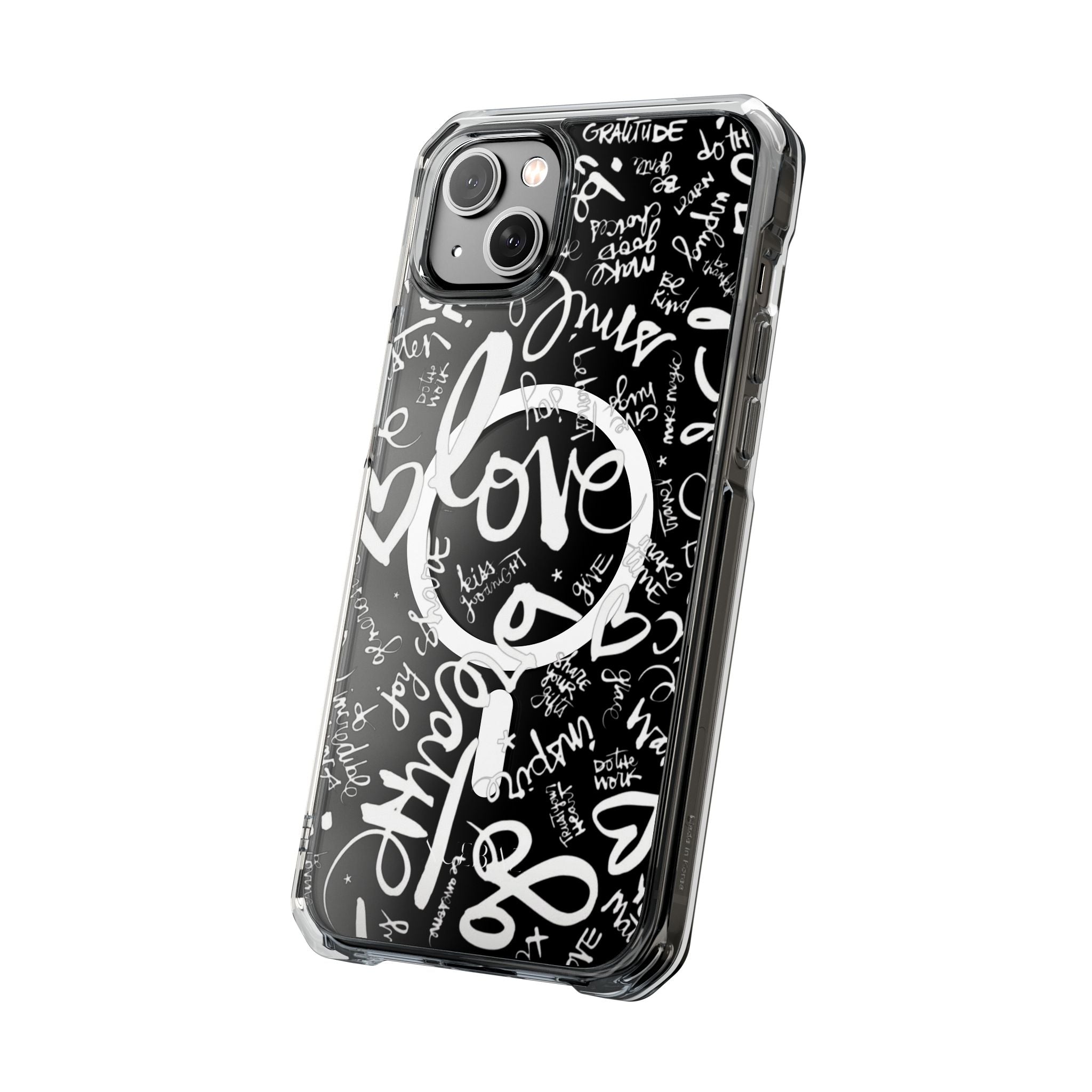 Love & Gratitude Clear Magnetic Phone Case