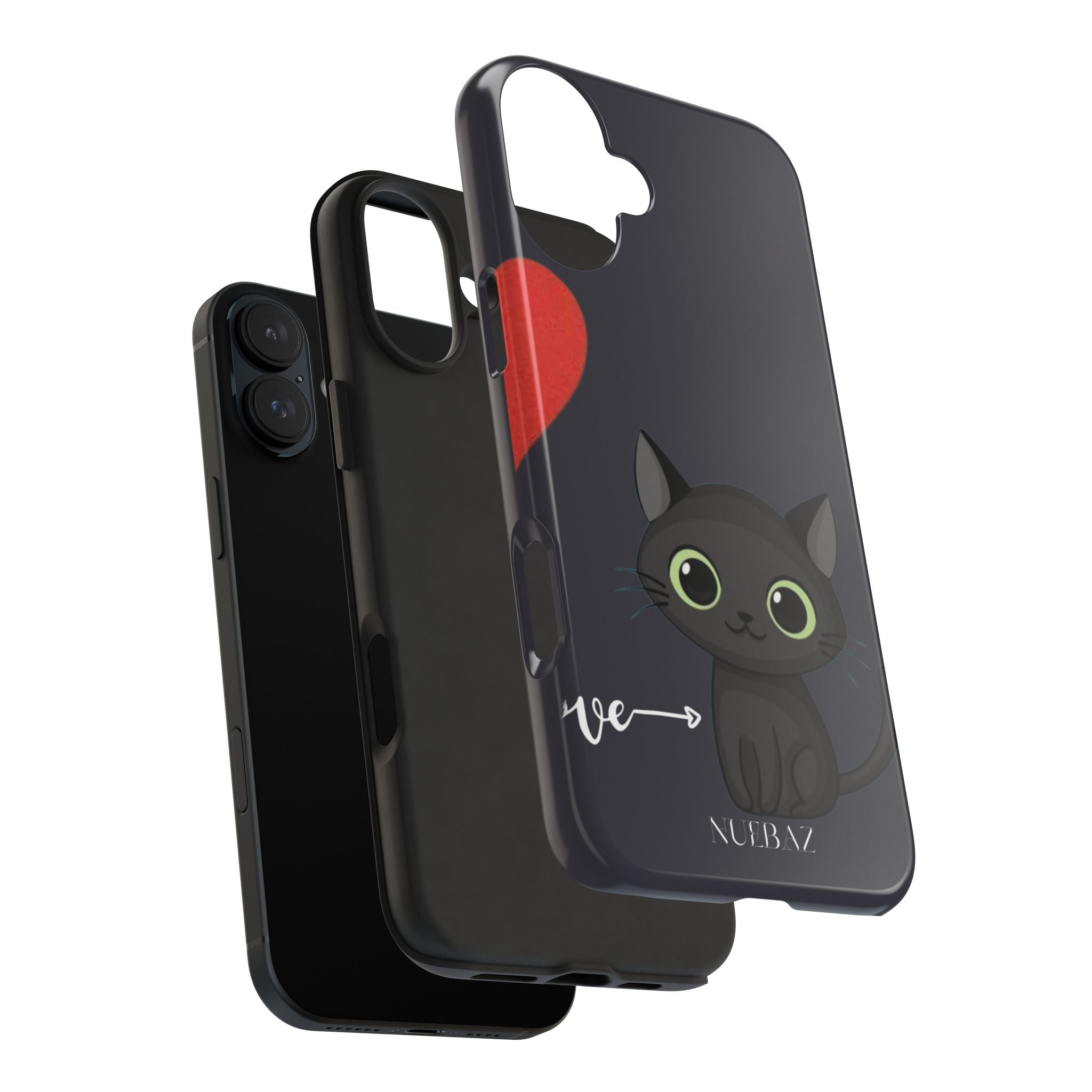 Cute Cat Love Tough Phone Case (Couple Phone Case)