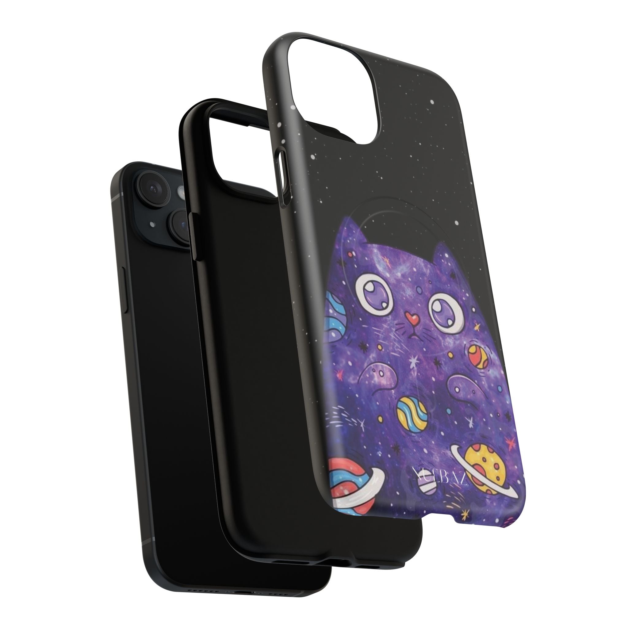 Cute Cat Space Magnetic Phone Case