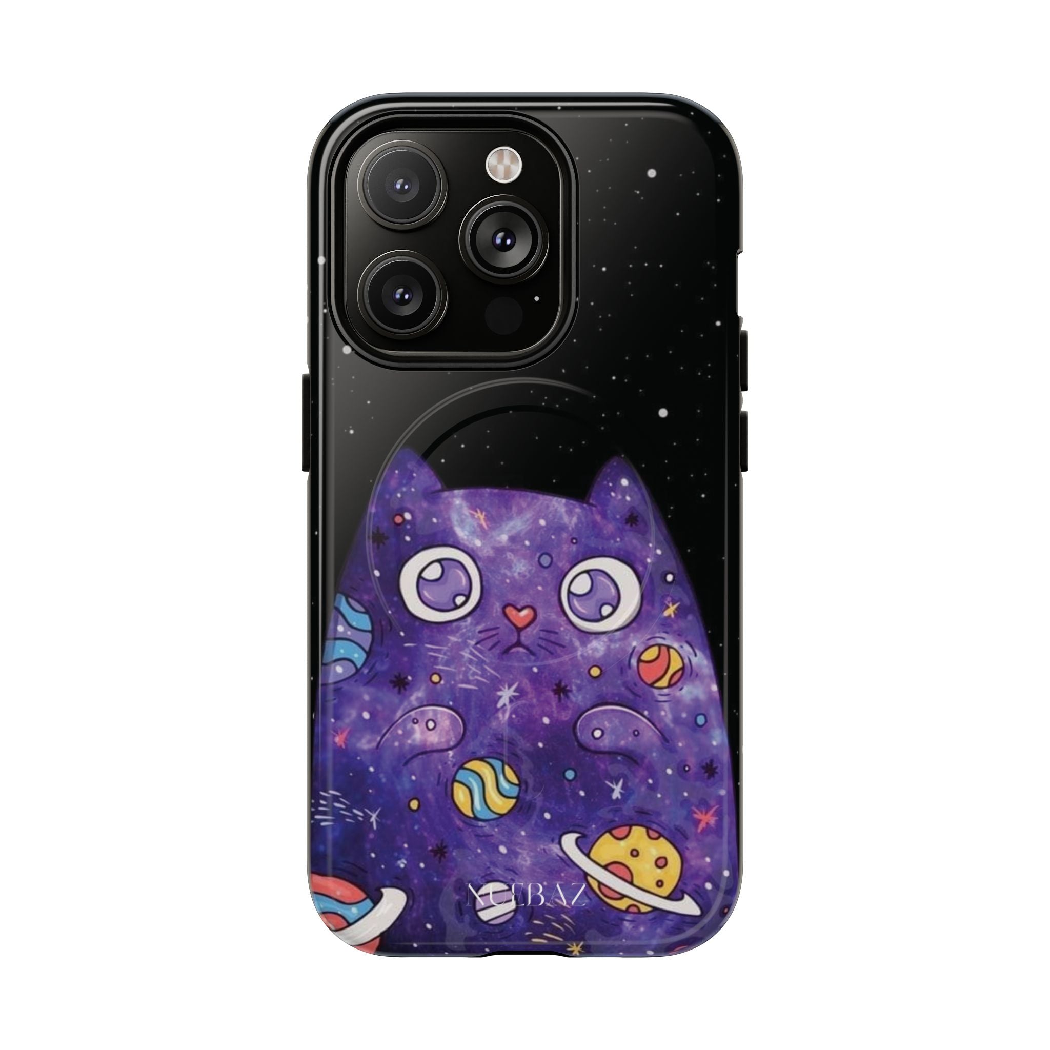 Cute Cat Space Magnetic Phone Case