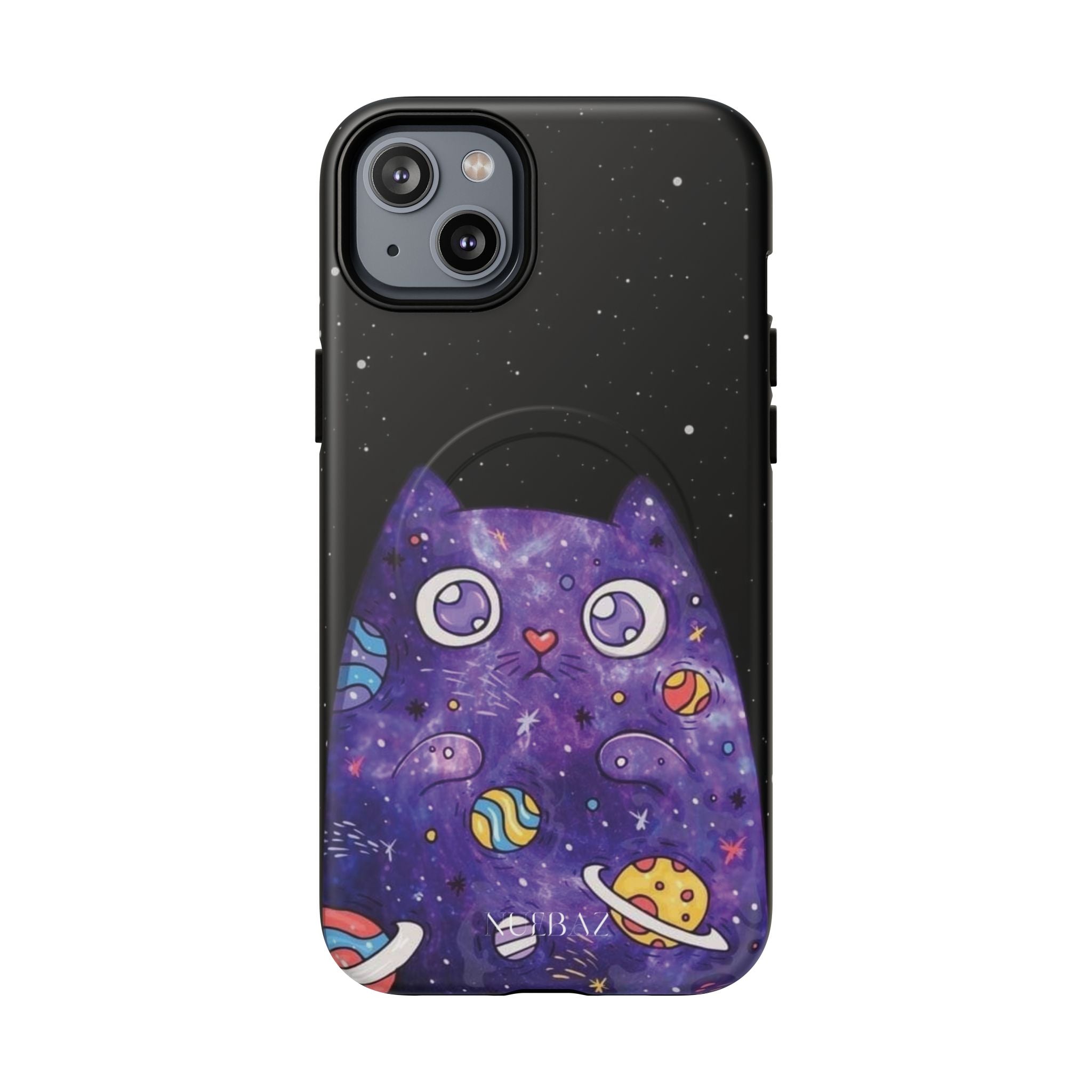 Cute Cat Space Magnetic Phone Case