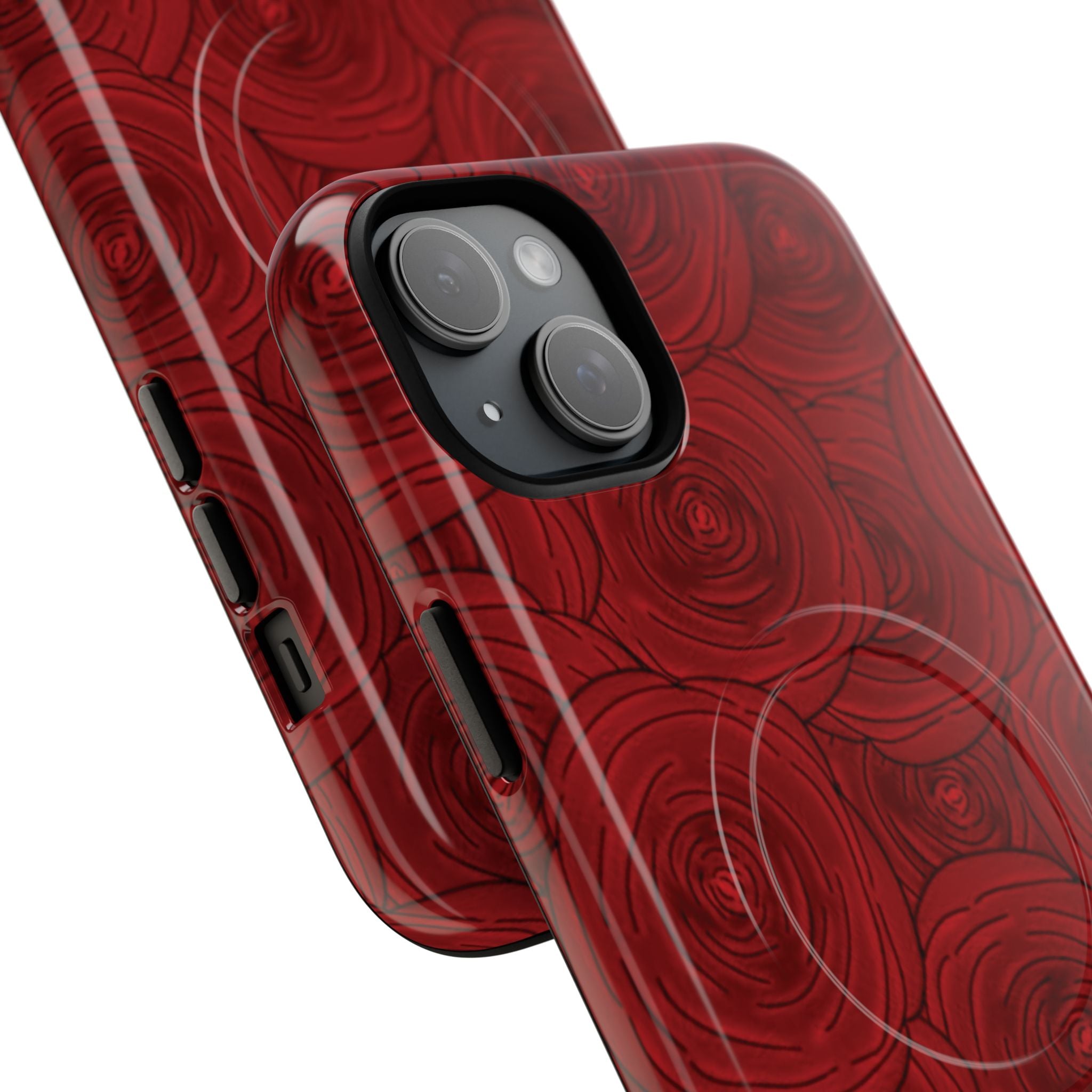 Red Rose Tough Magnetic Phone Case