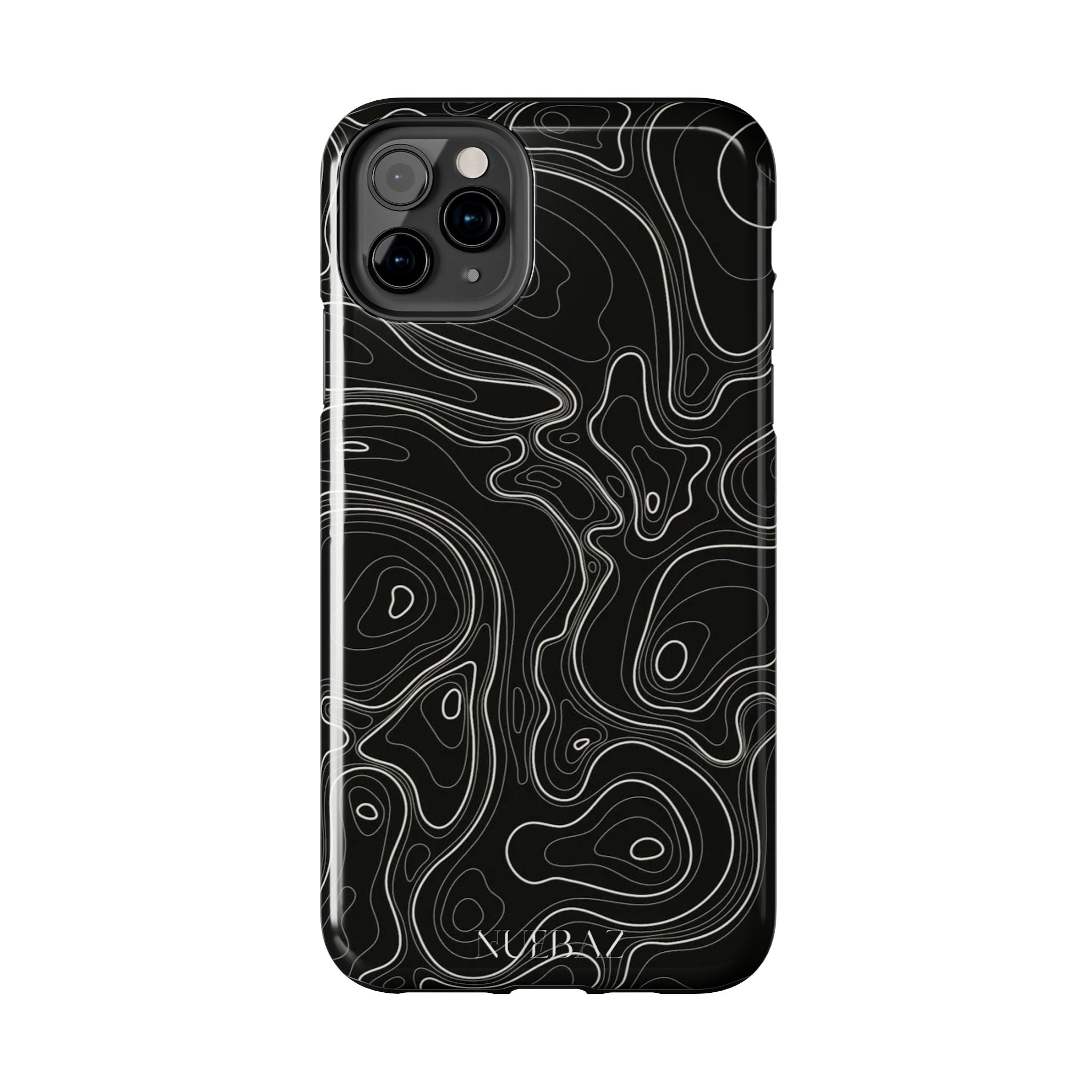 Abstract Black & White Line Phone Case