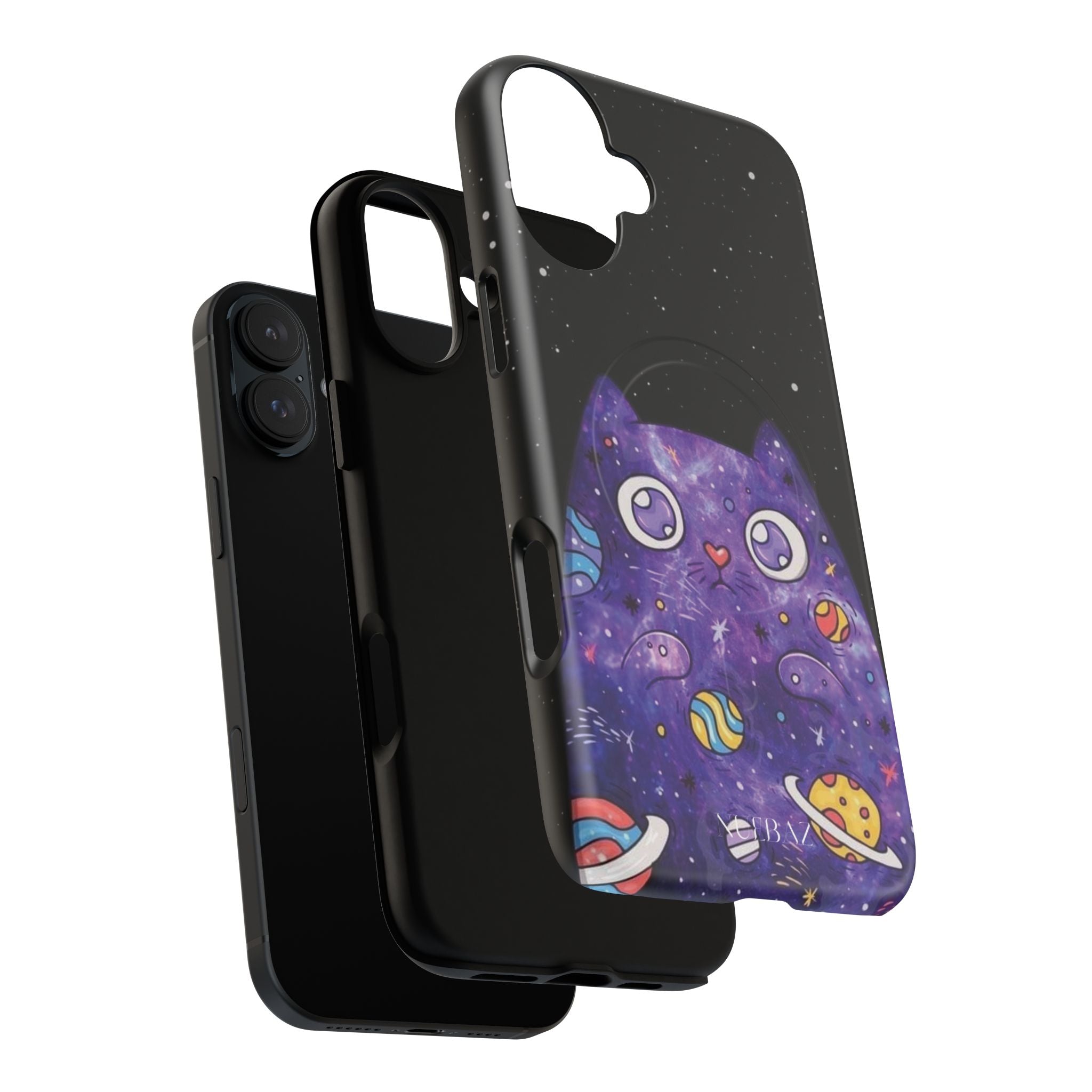 Cute Cat Space Magnetic Phone Case