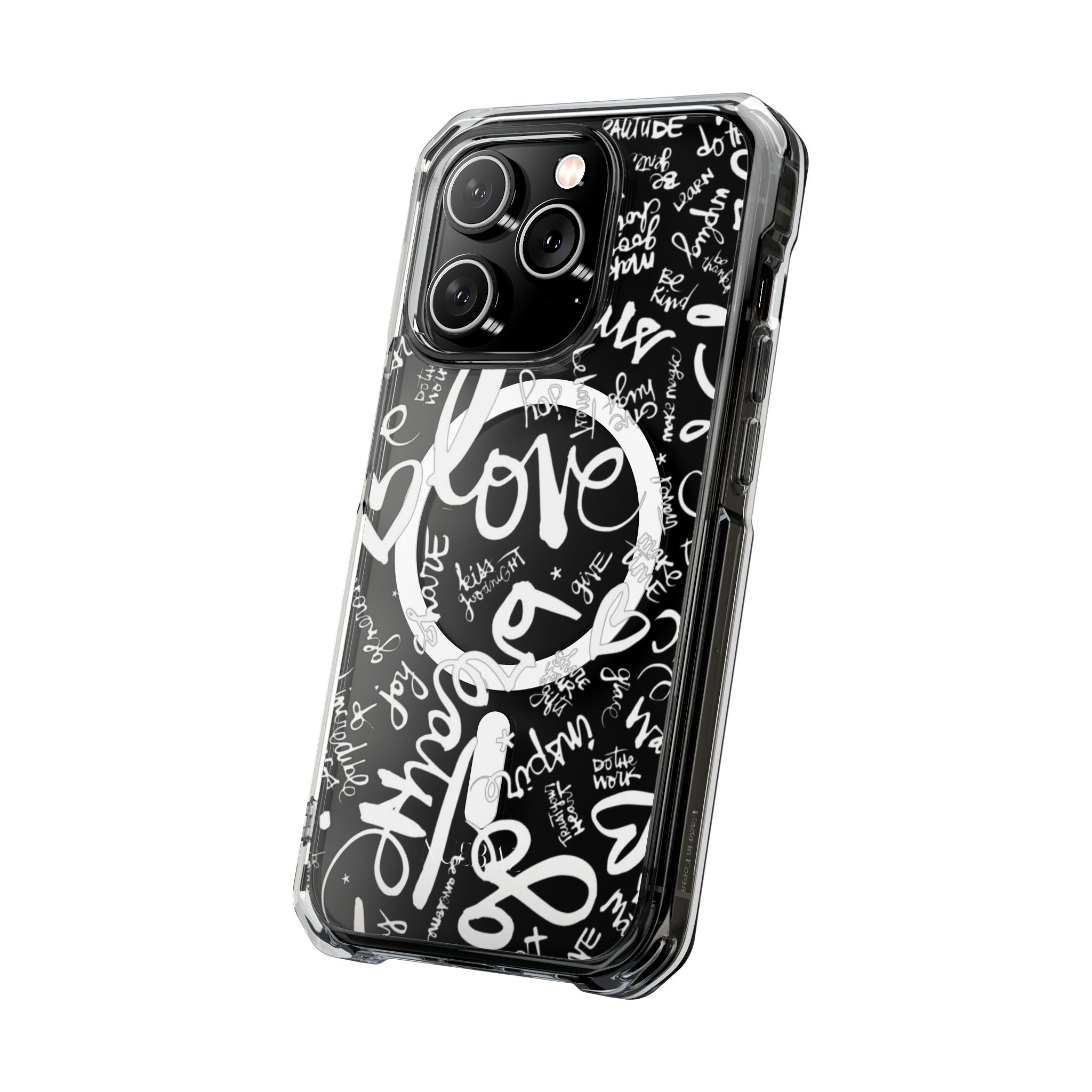 Love & Gratitude Clear Magnetic Phone Case