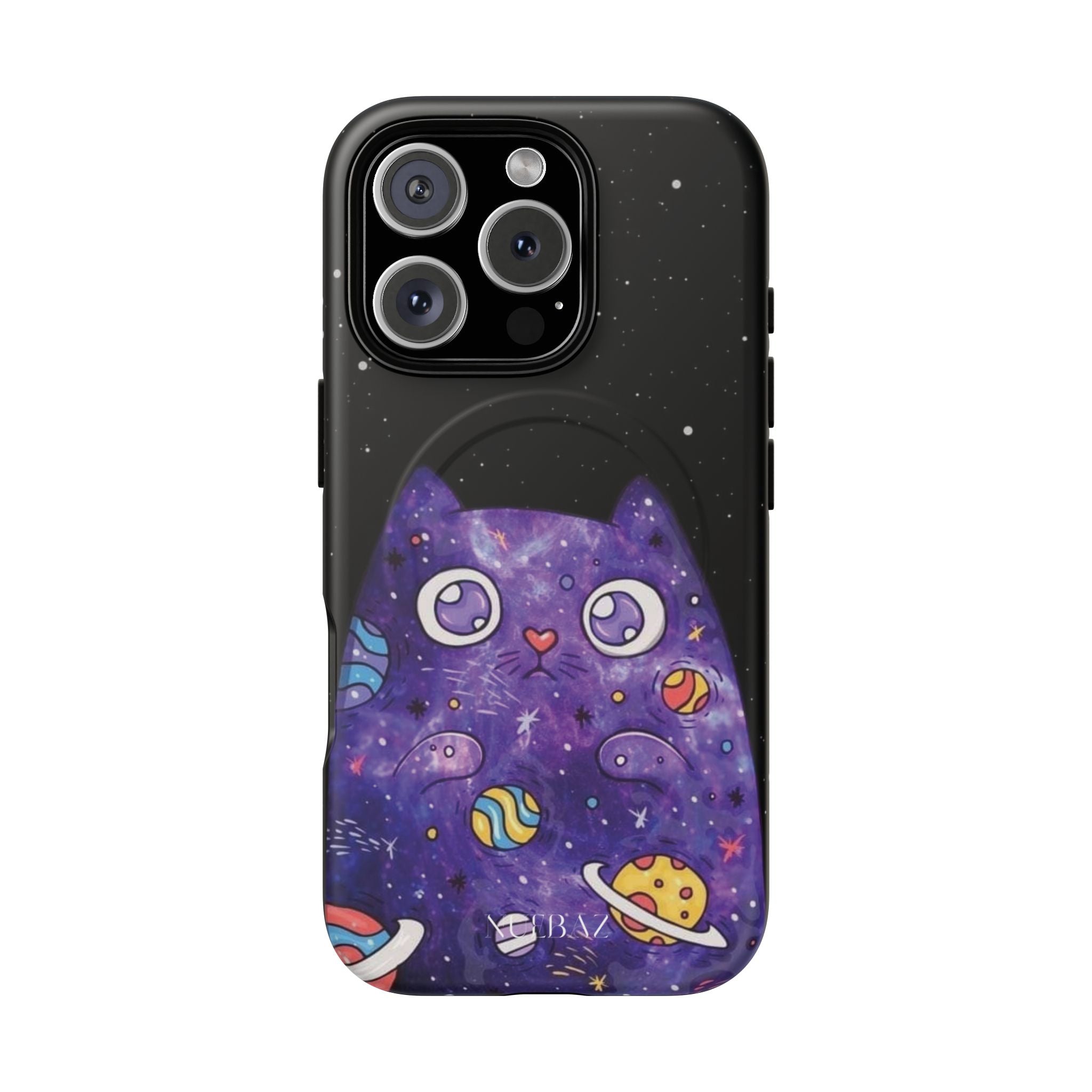 Cute Cat Space Magnetic Phone Case