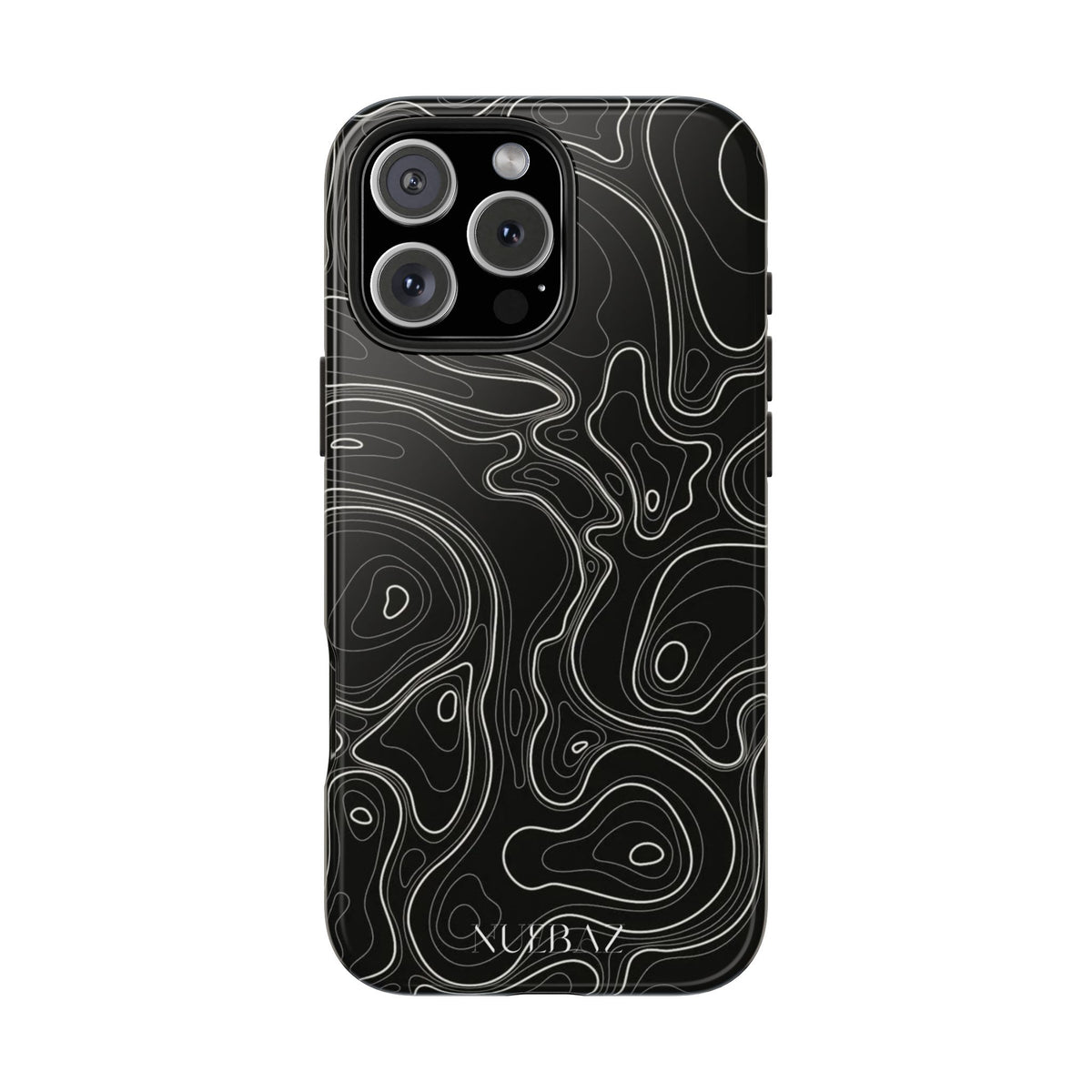 Abstract Black & White Line Phone Case