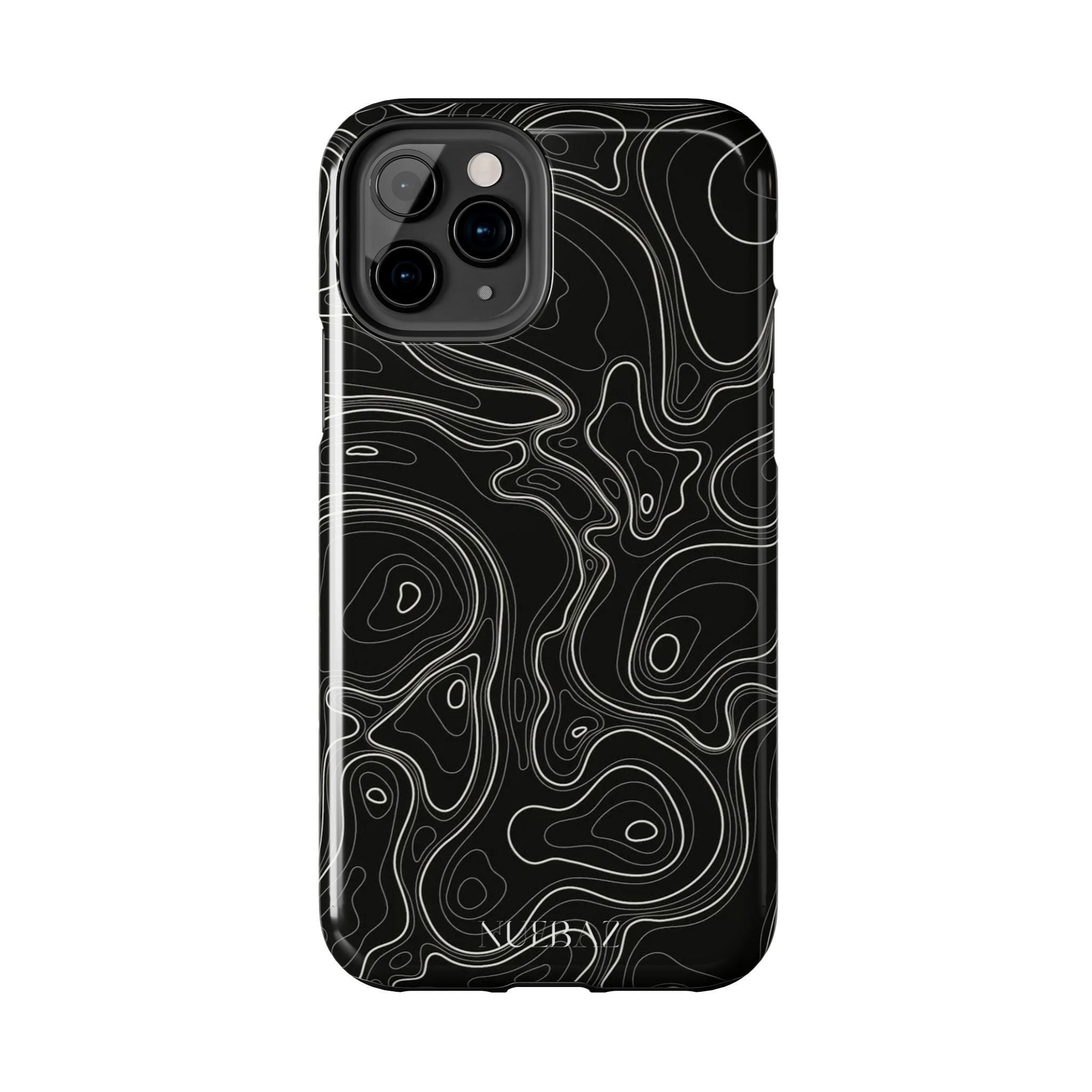 Abstract Black & White Line Phone Case