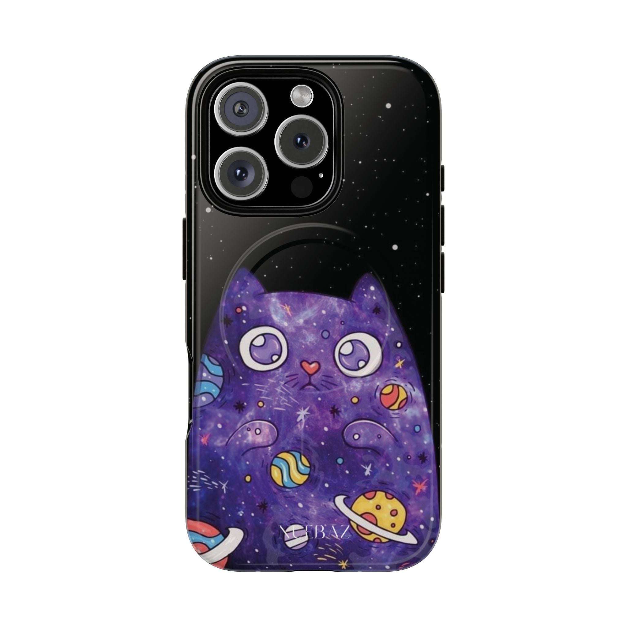 Cute Cat Space Magnetic Phone Case