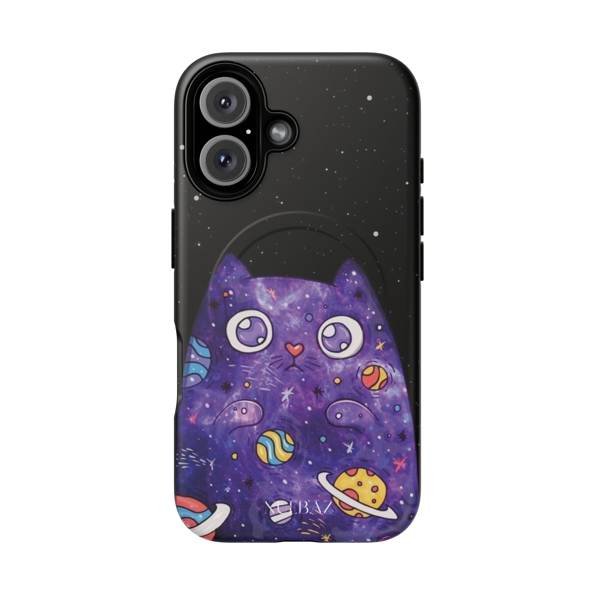 Cute Cat Space Magnetic Phone Case