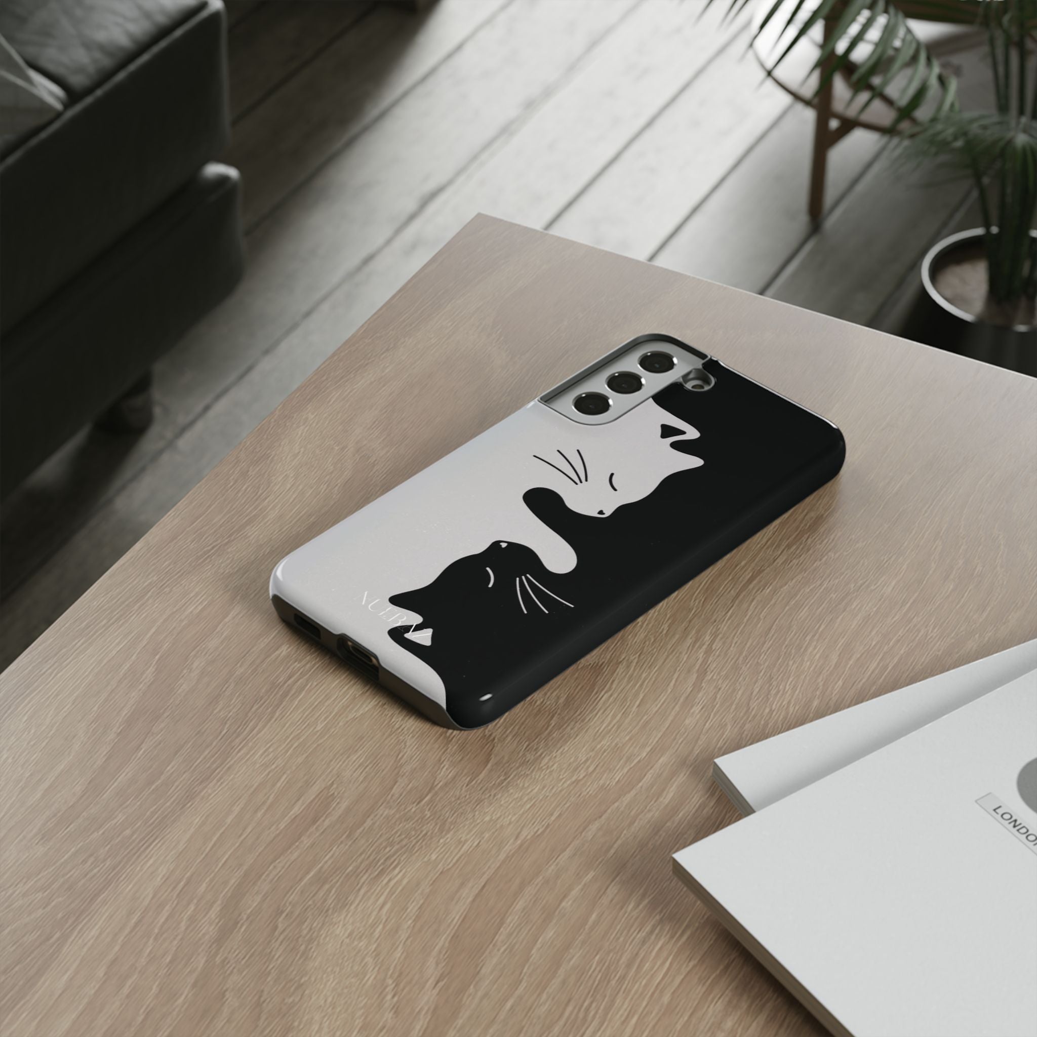 Black & White Cat Phone Case