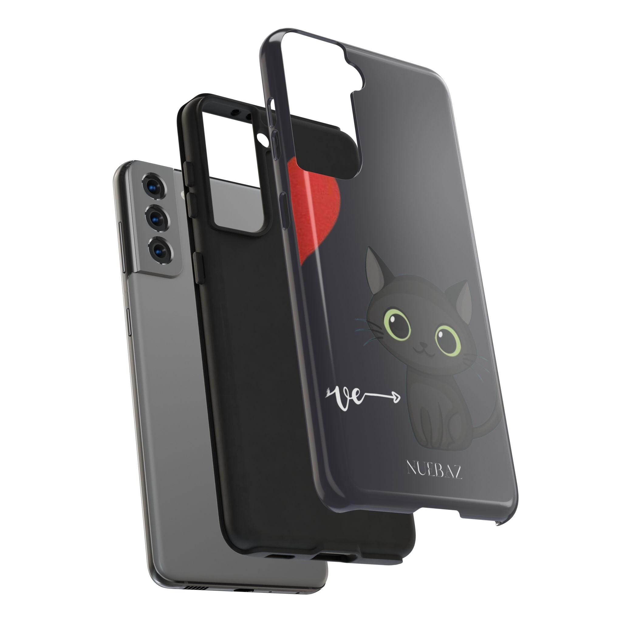 Cute Cat Love Tough Phone Case (Couple Phone Case)