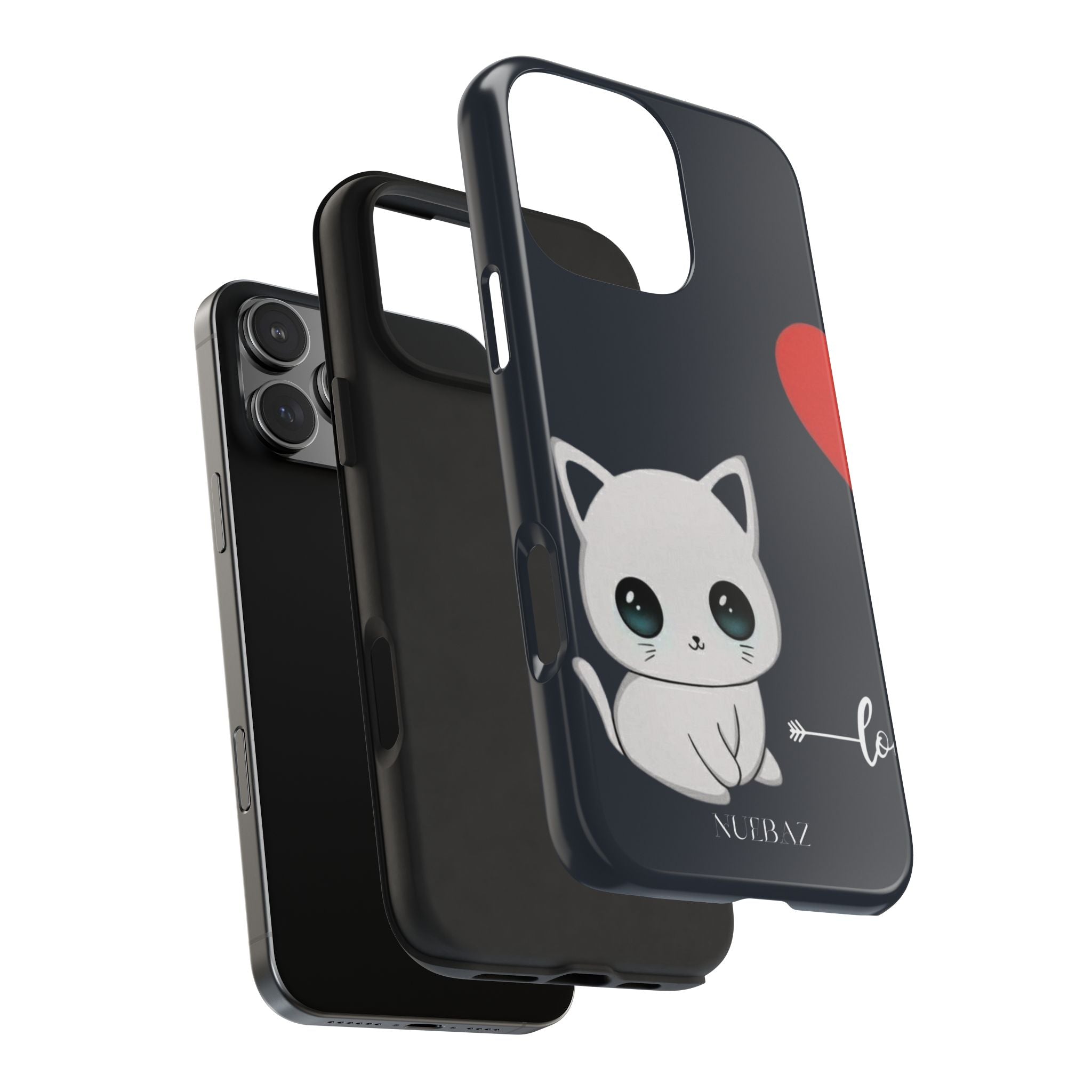 Cute Cat Love Phone Case (Couple Phone Case)