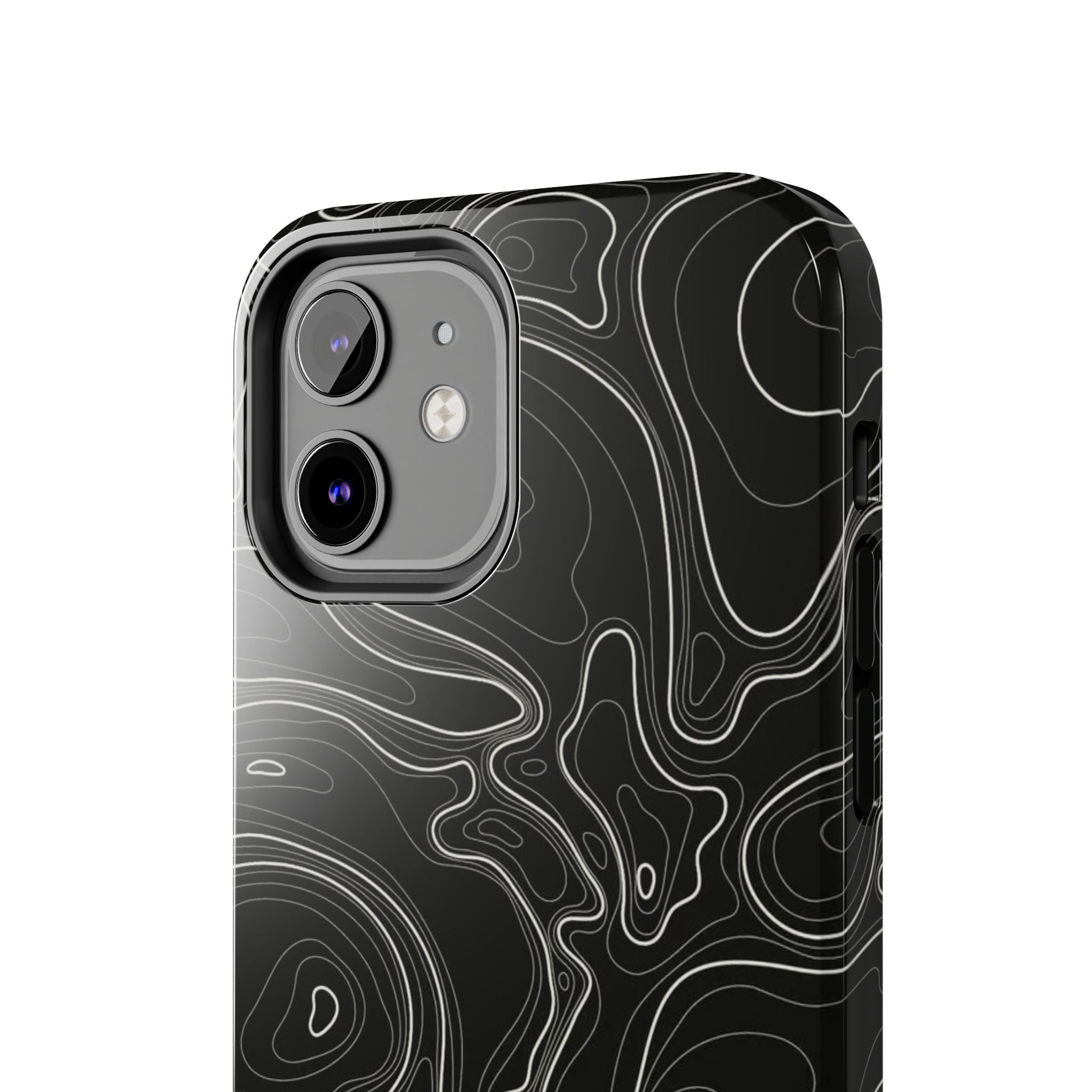 Abstract Black & White Line Phone Case