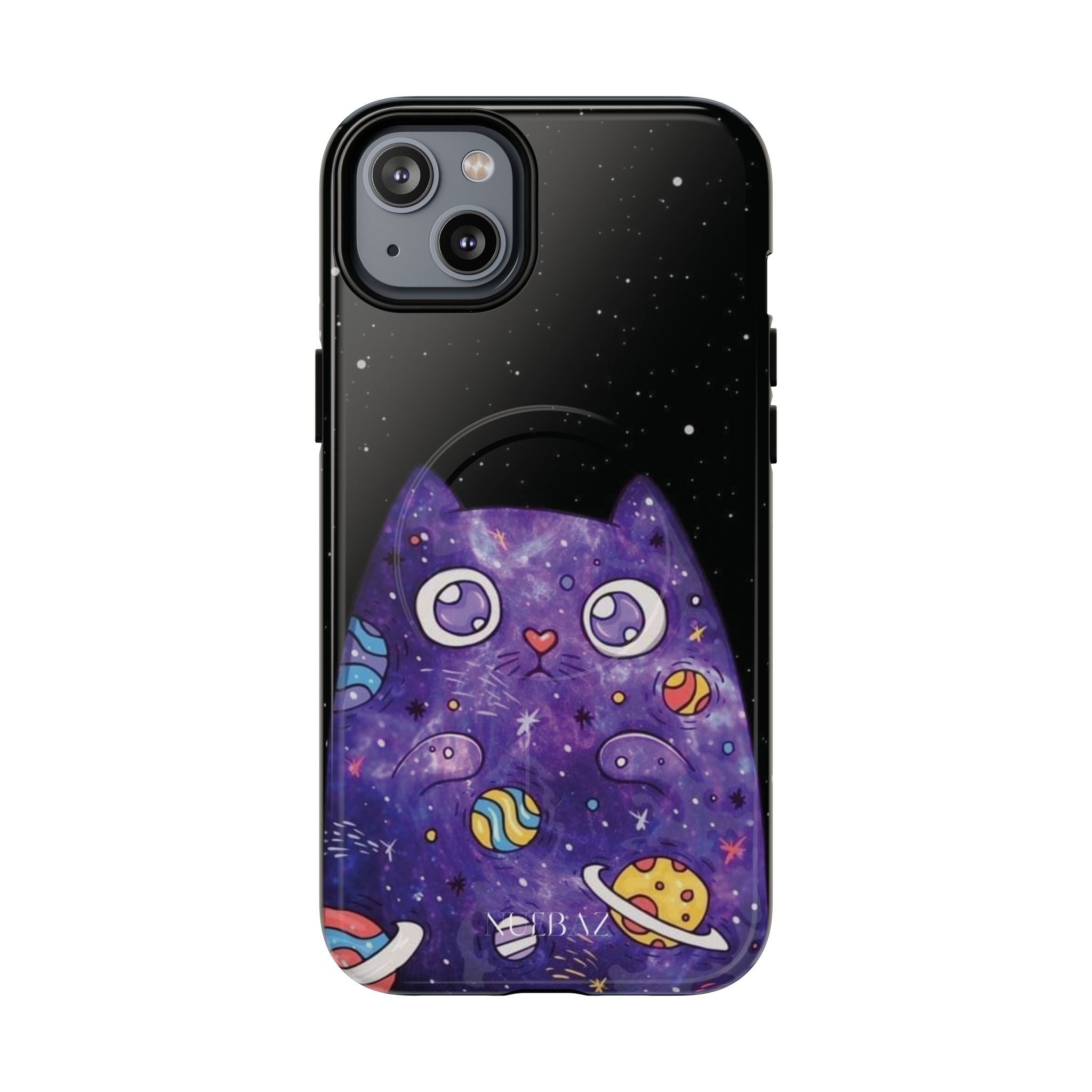 Cute Cat Space Magnetic Phone Case