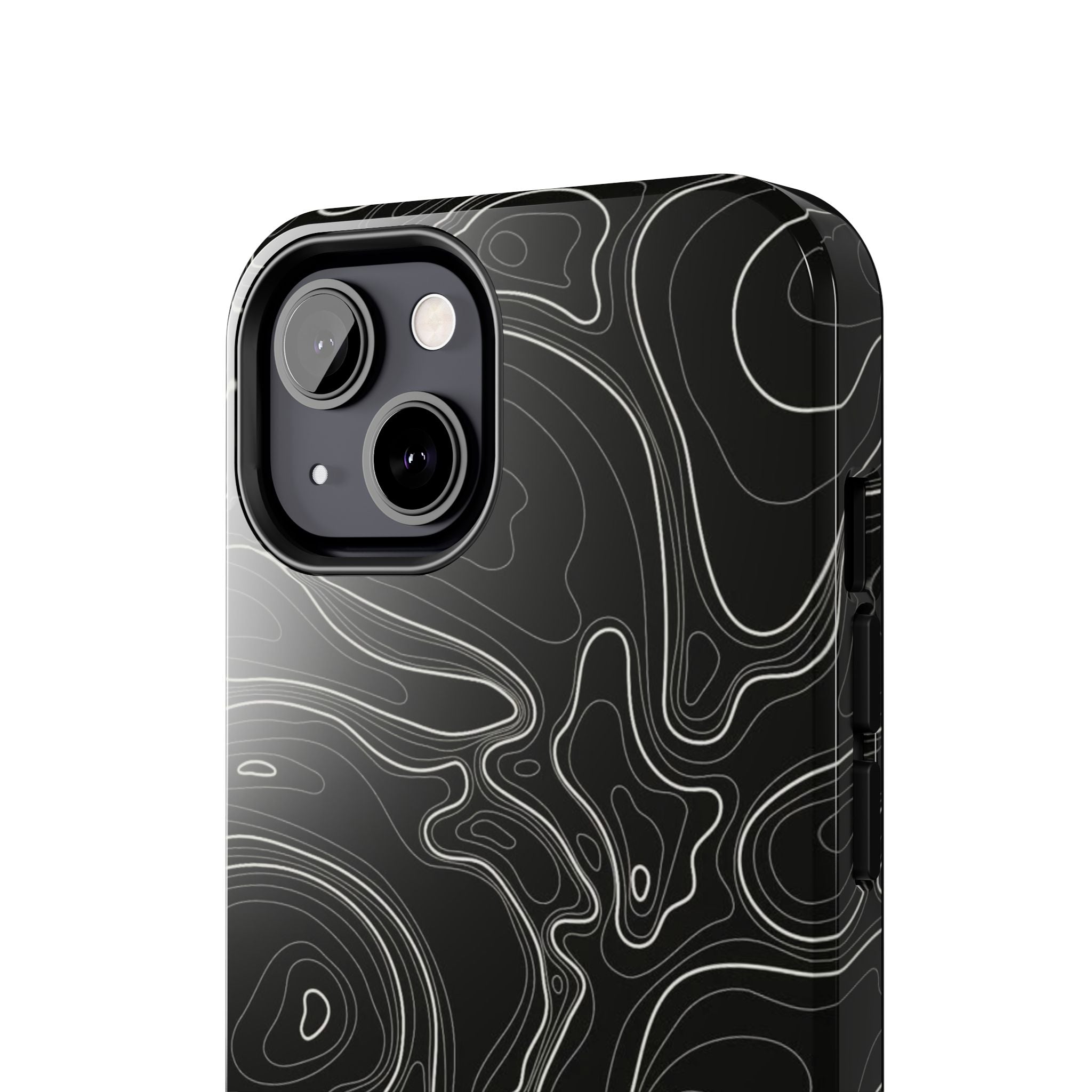 Abstract Black & White Line Phone Case