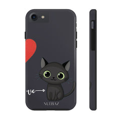 Cute Cat Love Tough Phone Case (Couple Phone Case)