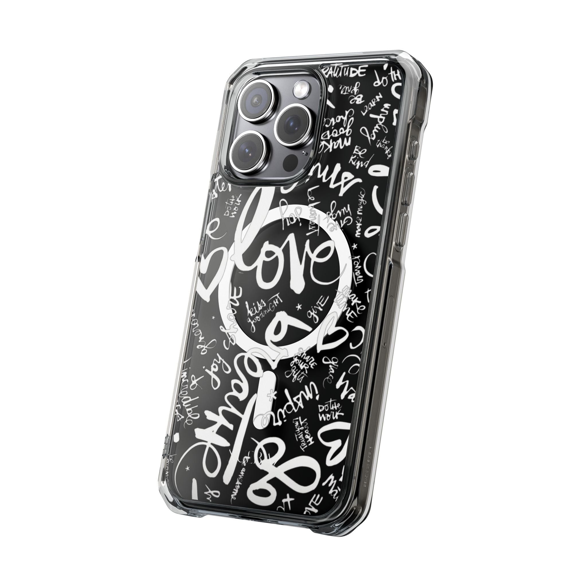 Love & Gratitude Clear Magnetic Phone Case