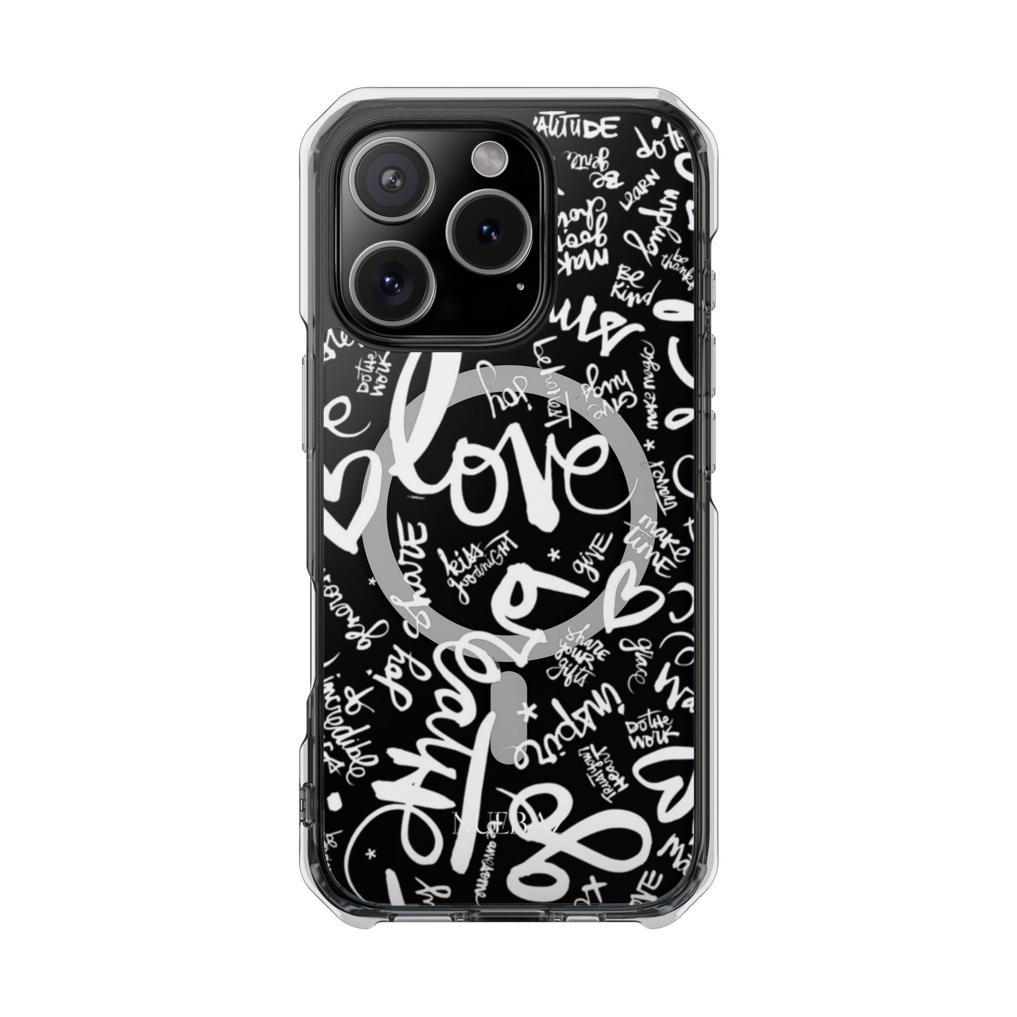 Love & Gratitude Clear Magnetic Phone Case