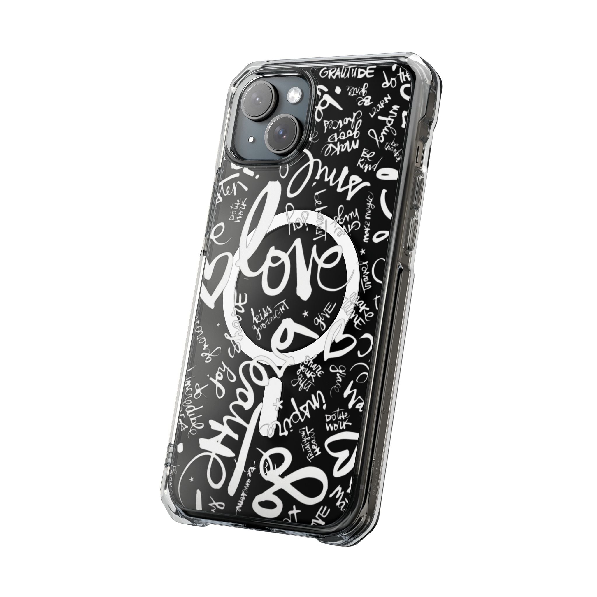 Love & Gratitude Clear Magnetic Phone Case