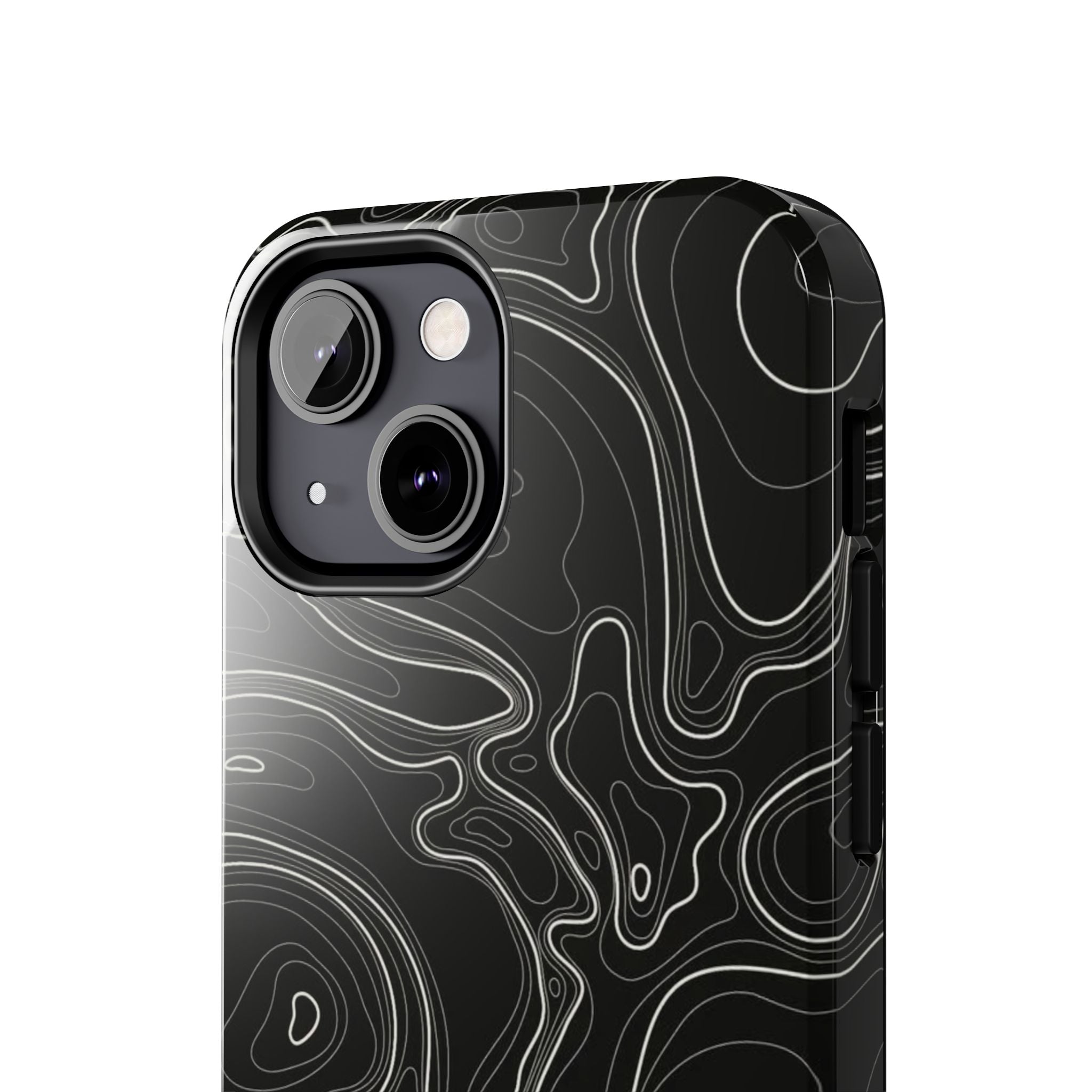 Abstract Black & White Line Phone Case