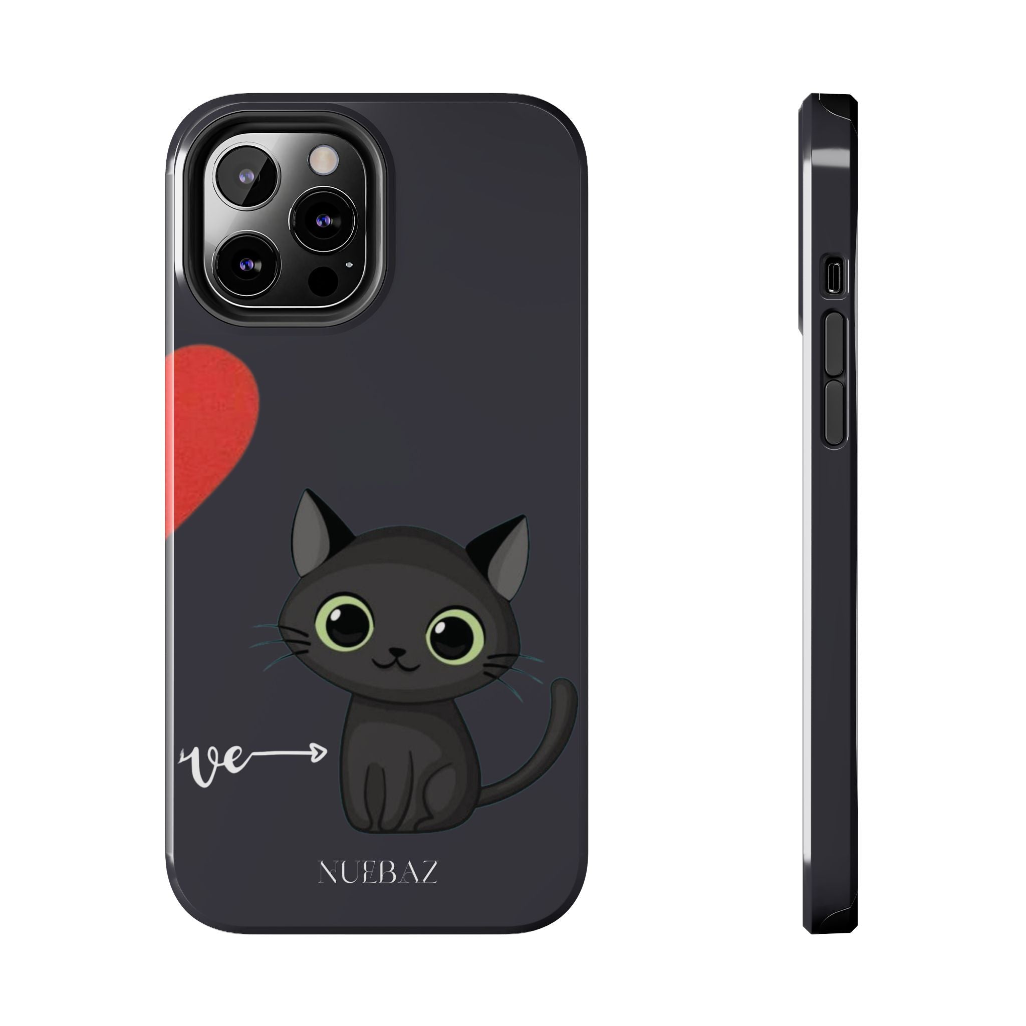 Cute Cat Love Tough Phone Case (Couple Phone Case)