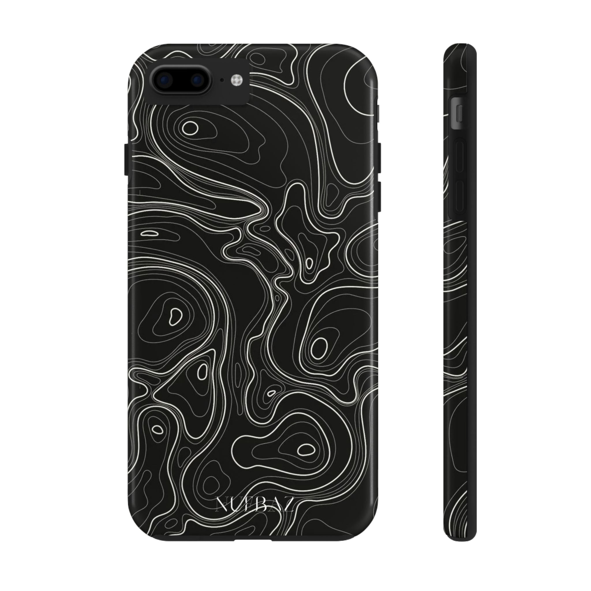 Abstract Black & White Line Phone Case