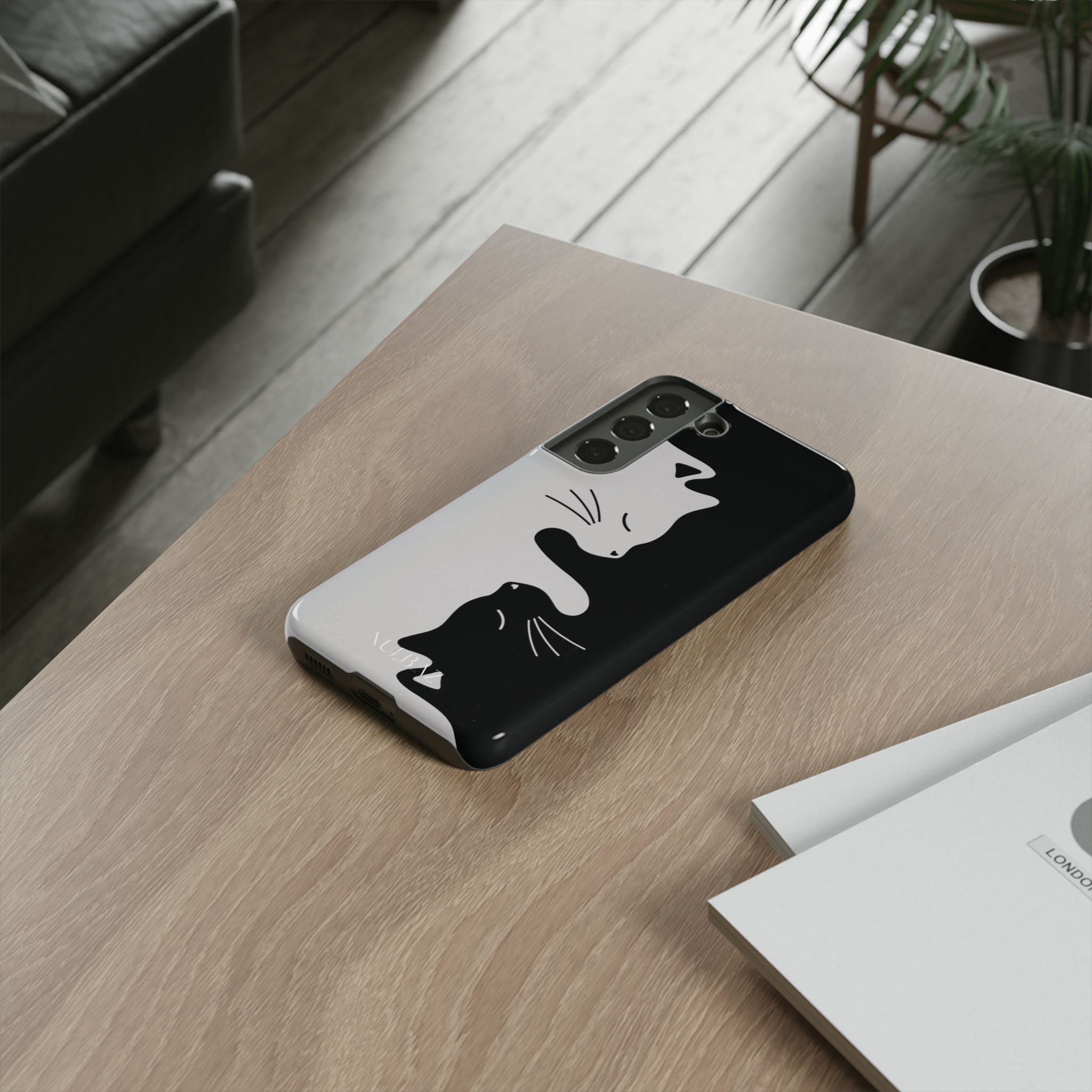 Black & White Cat Phone Case