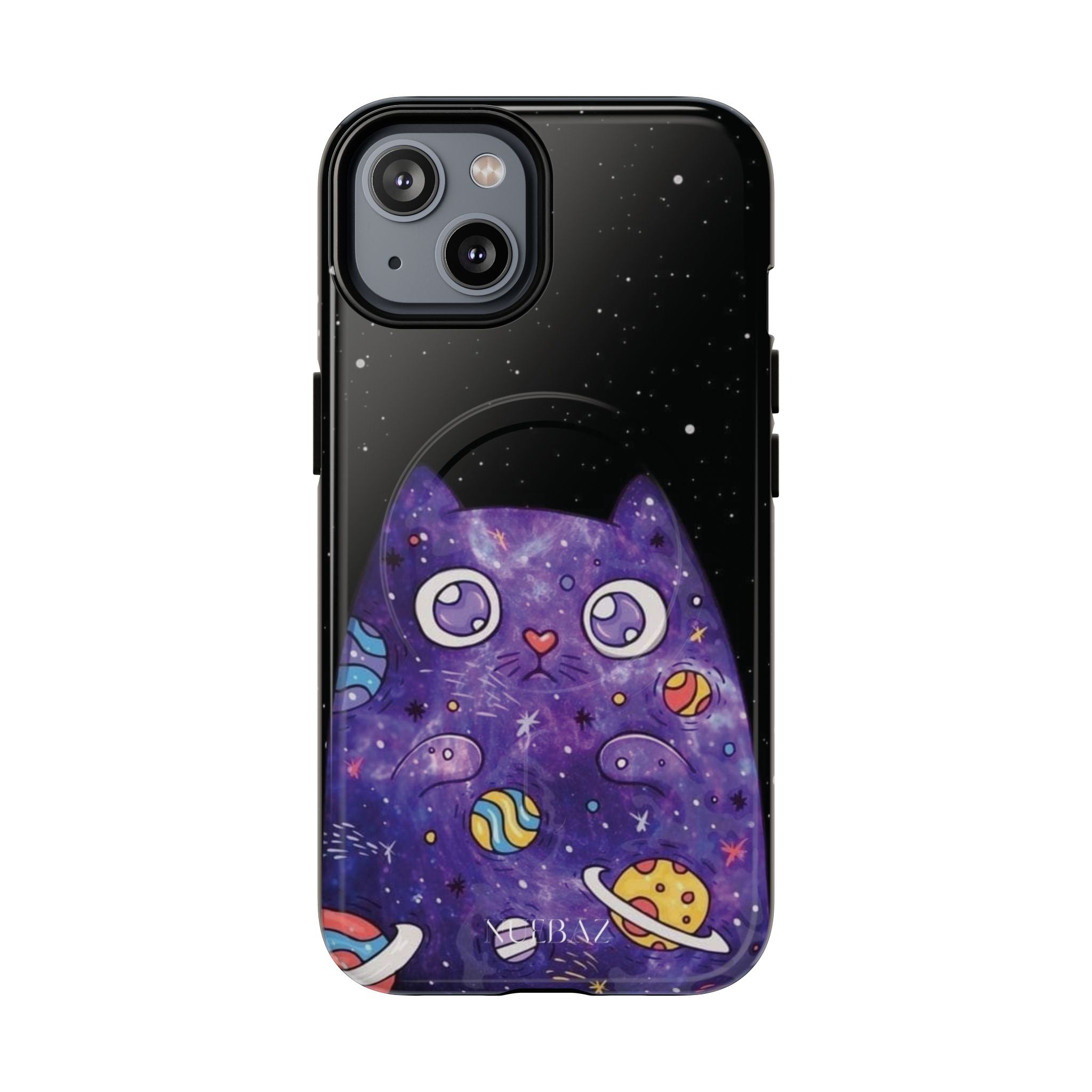 Cute Cat Space Magnetic Phone Case