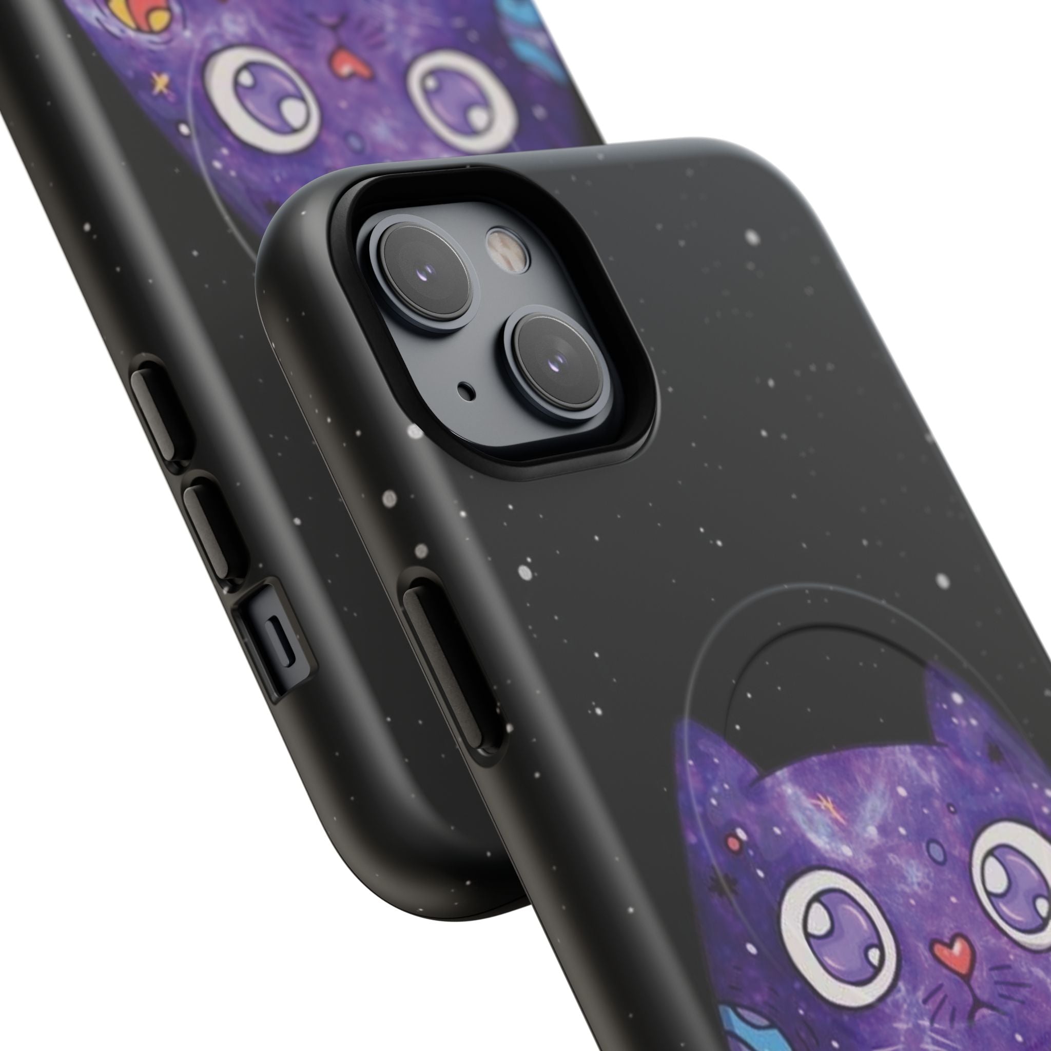 Cute Cat Space Magnetic Phone Case