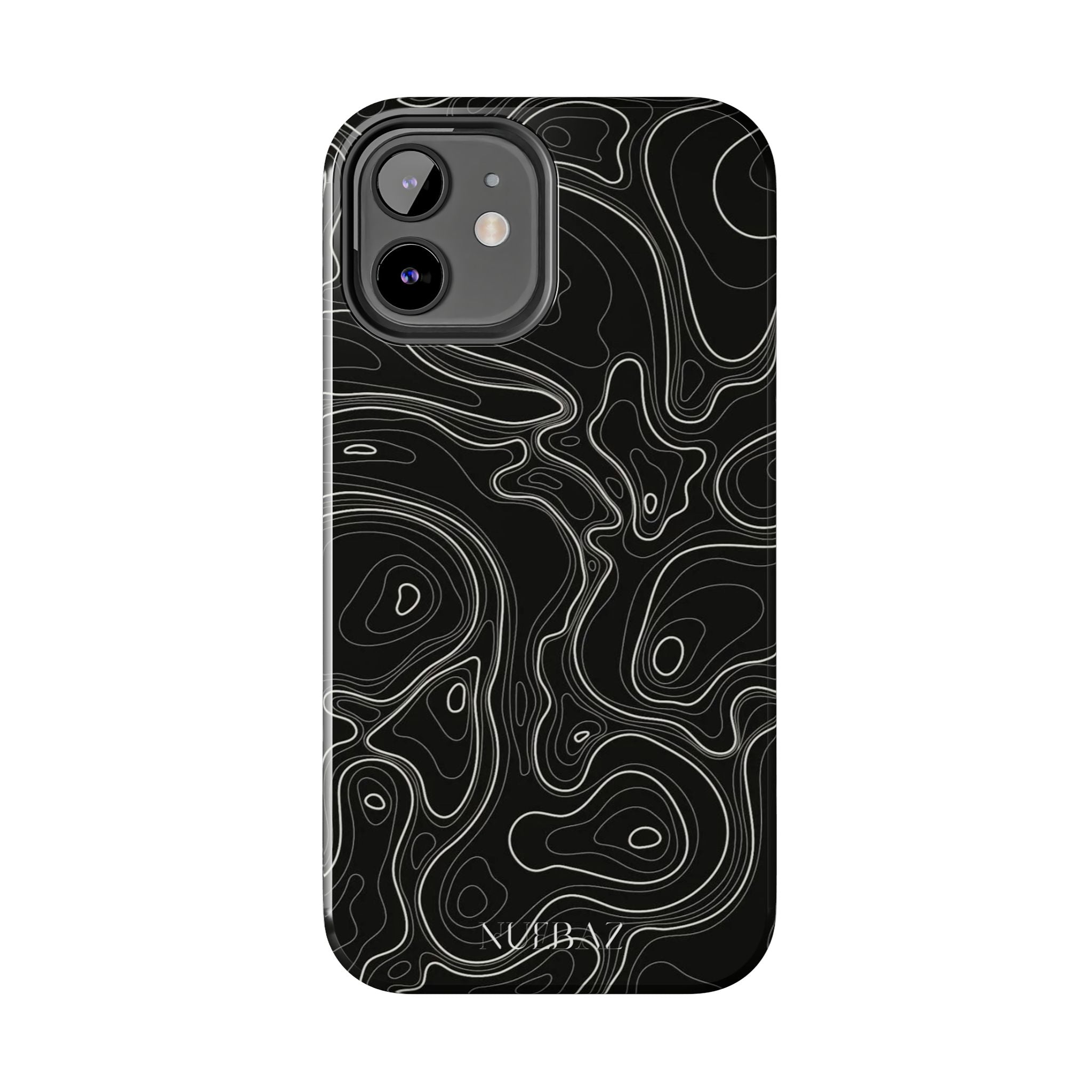 Abstract Black & White Line Phone Case