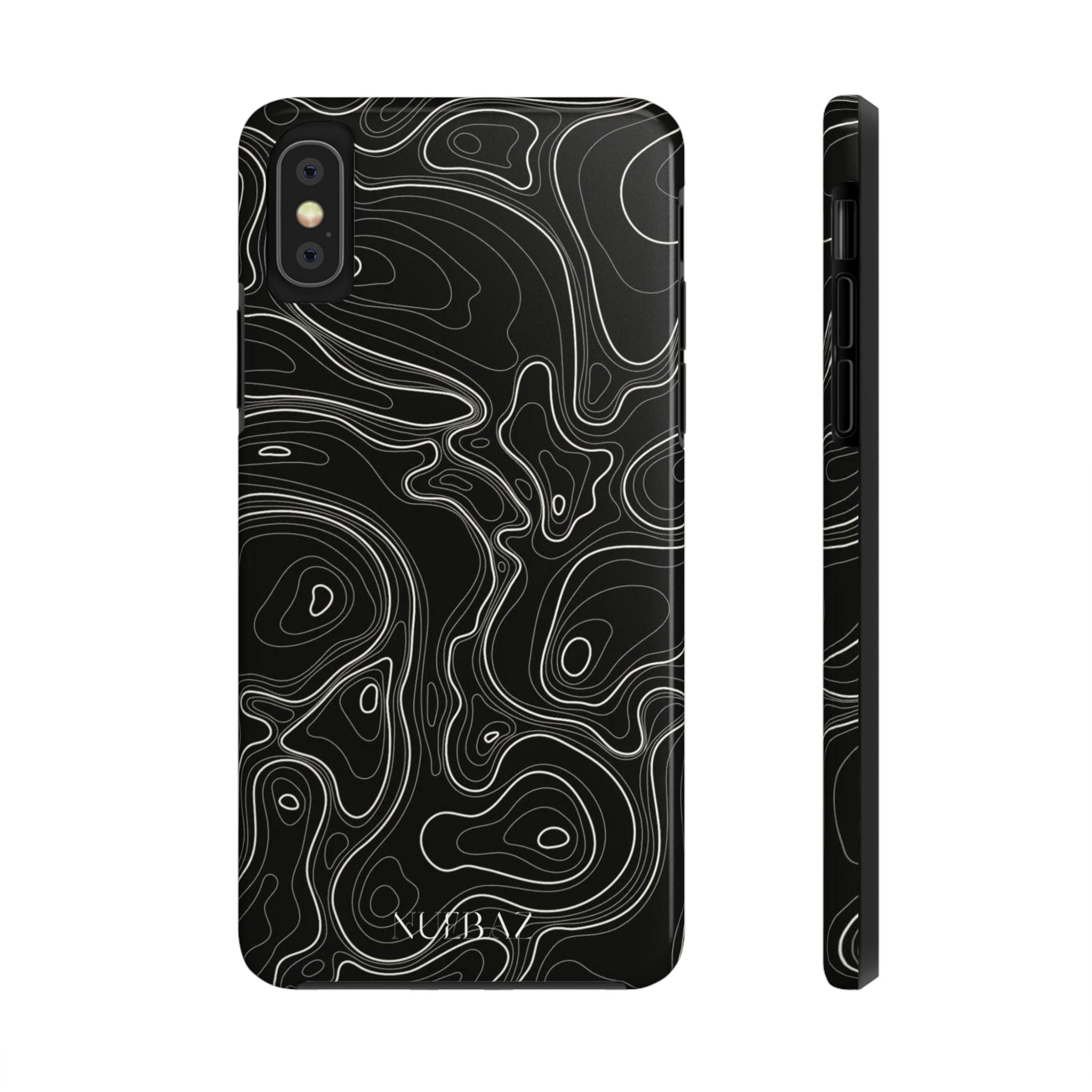 Abstract Black & White Line Phone Case