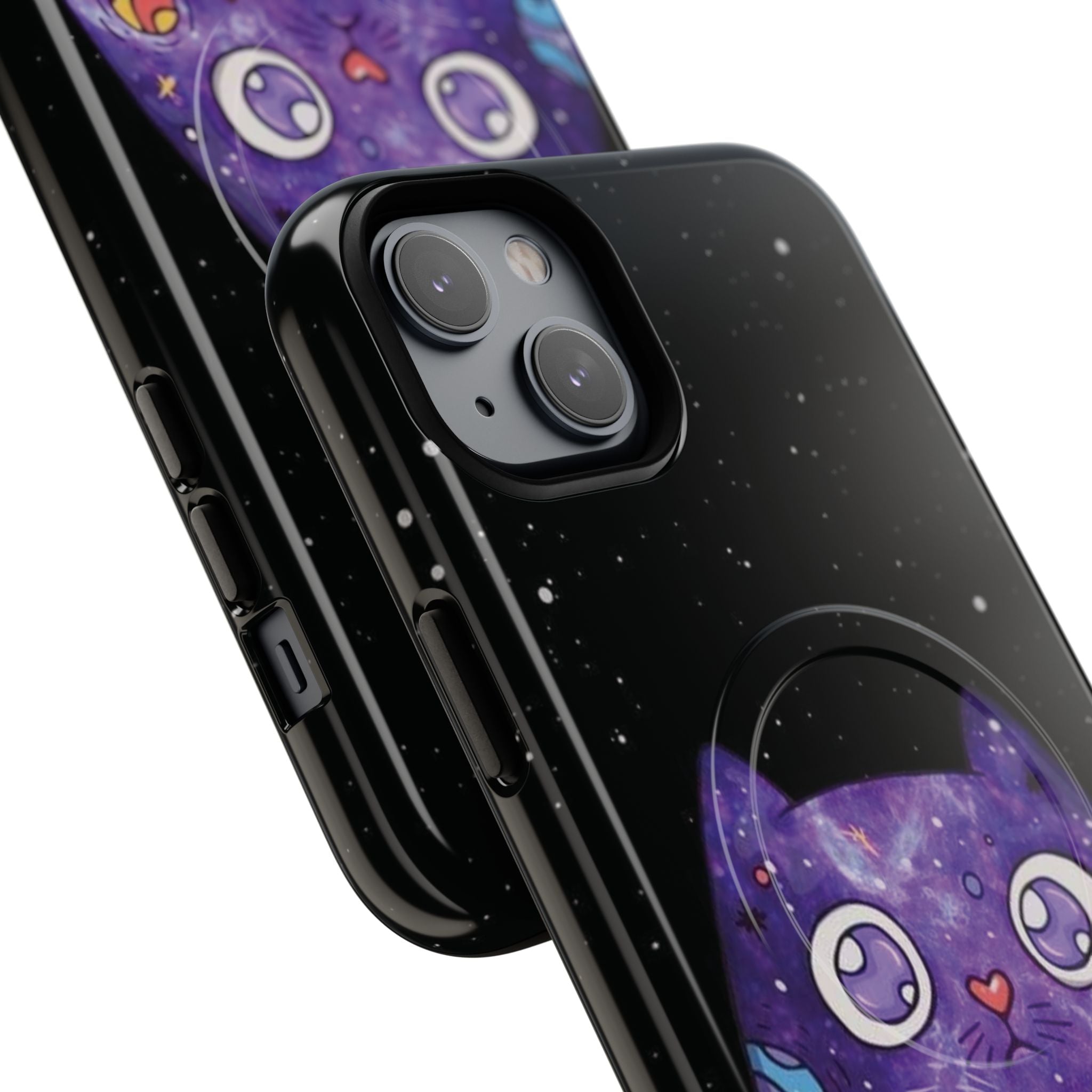 Cute Cat Space Magnetic Phone Case