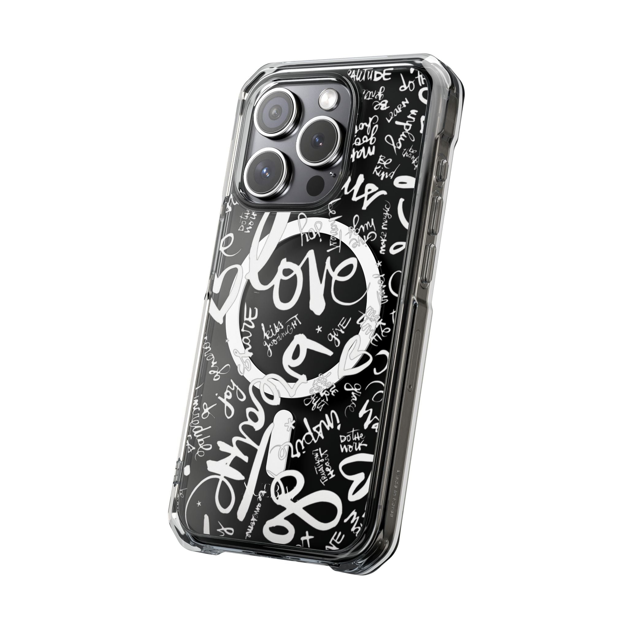 Love & Gratitude Clear Magnetic Phone Case