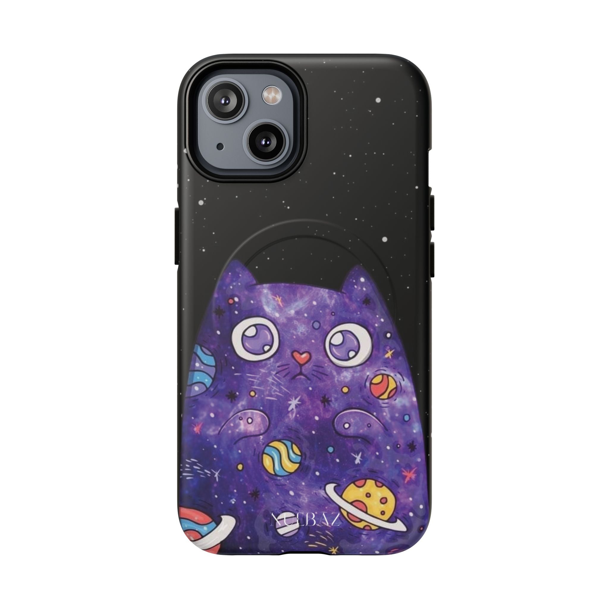 Cute Cat Space Magnetic Phone Case