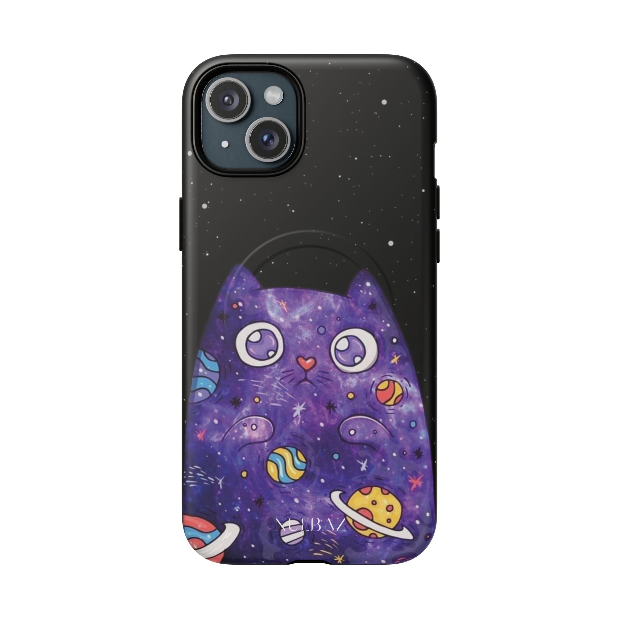 Cute Cat Space Magnetic Phone Case