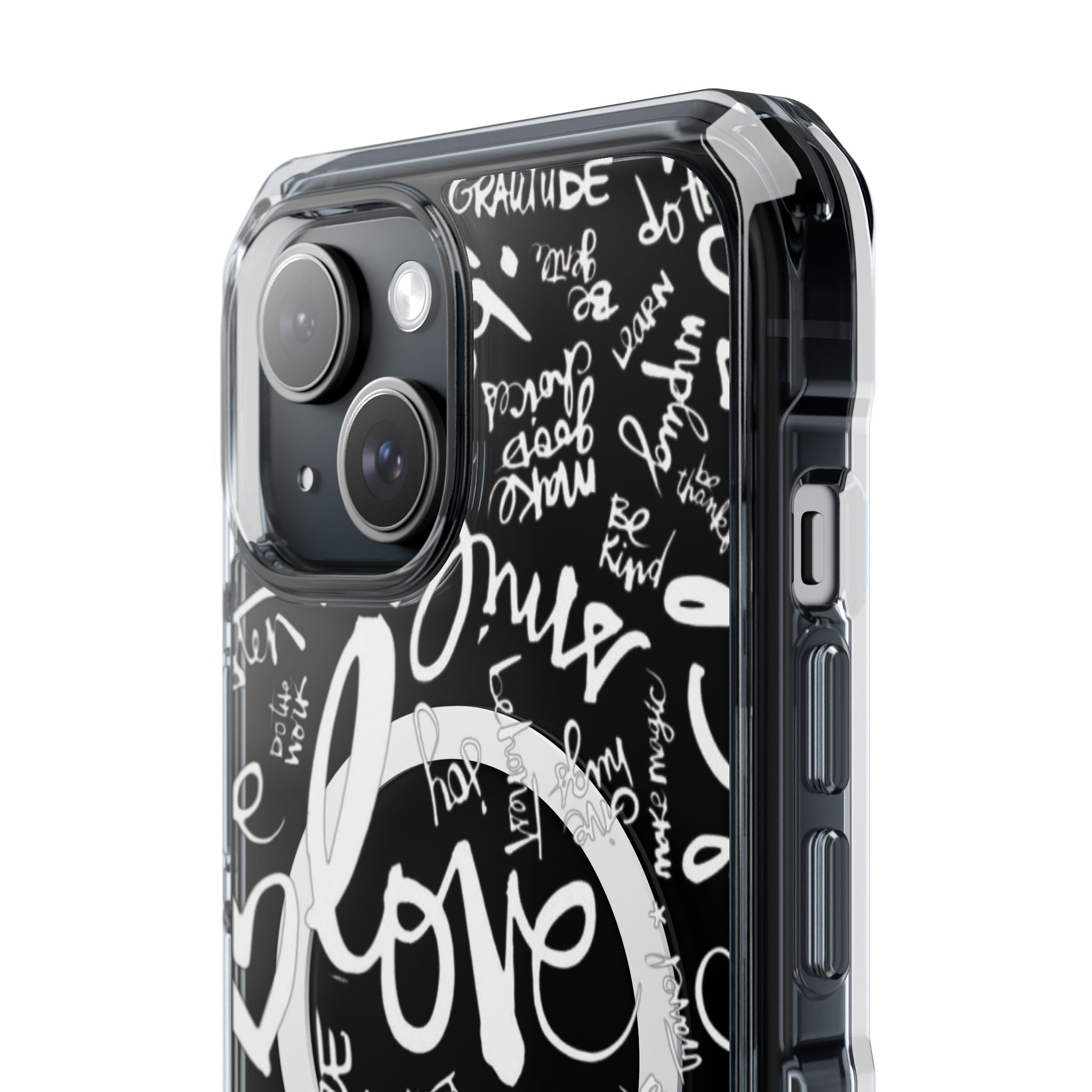 Love & Gratitude Clear Magnetic Phone Case