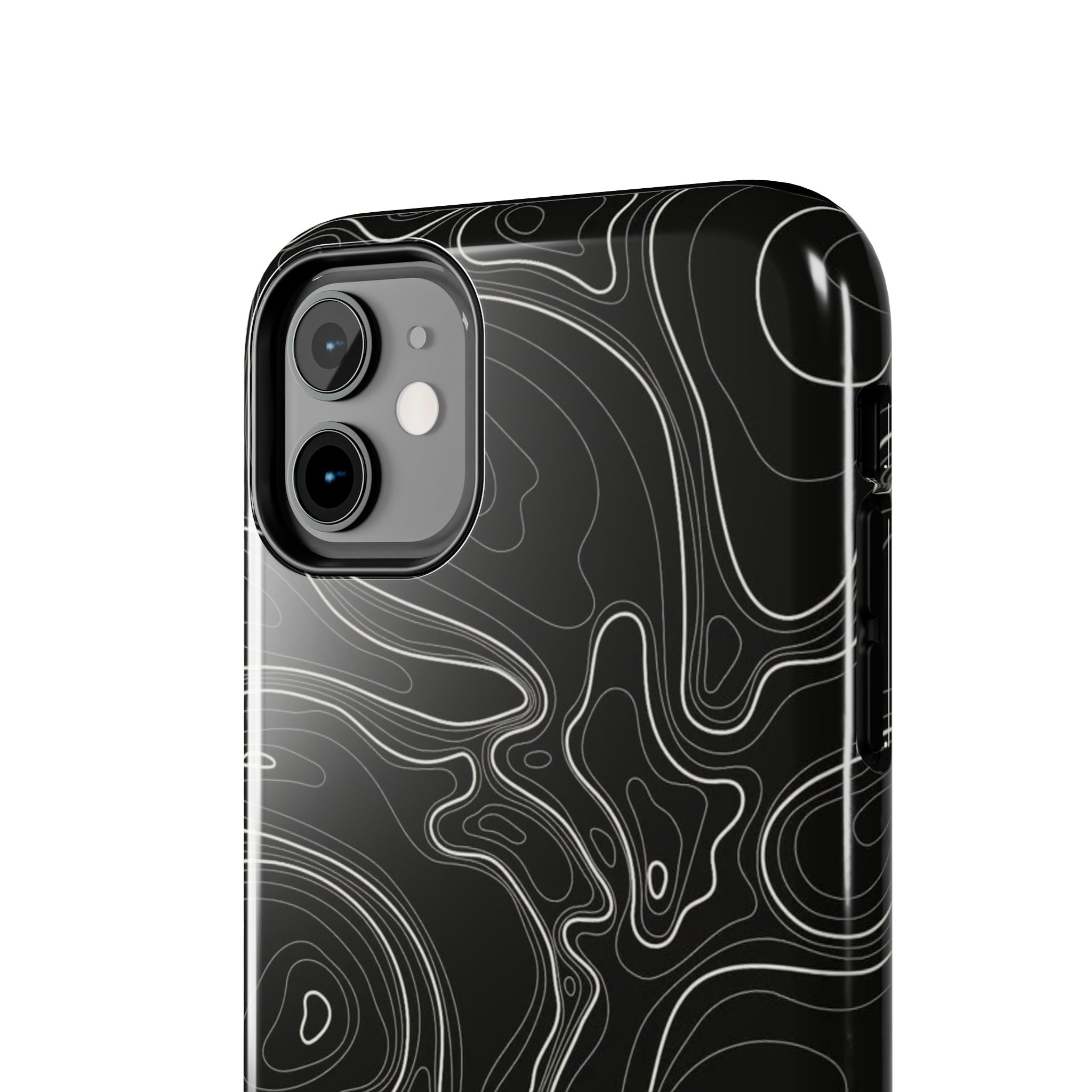 Abstract Black & White Line Phone Case