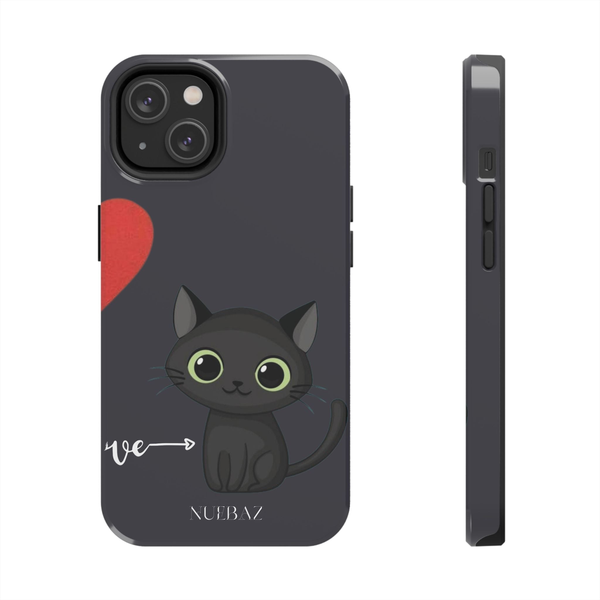 Cute Cat Love Tough Phone Case (Couple Phone Case)