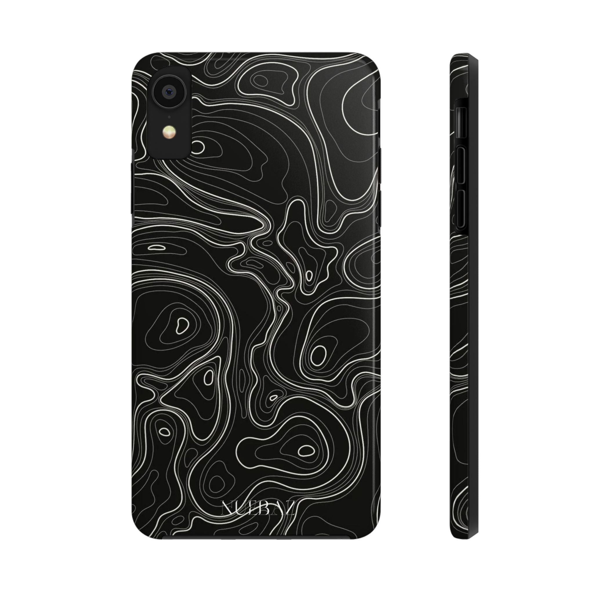 Abstract Black & White Line Phone Case