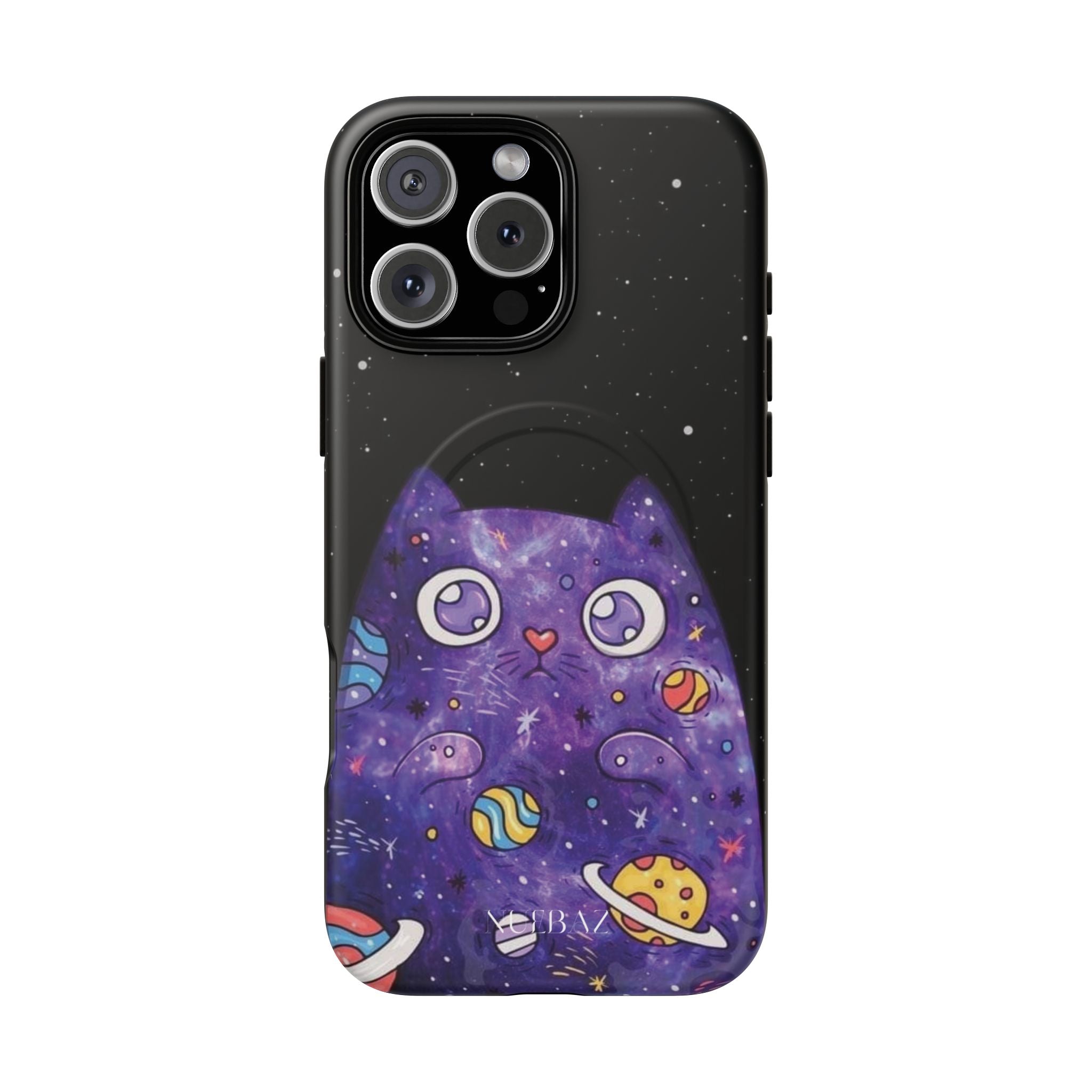 Cute Cat Space Magnetic Phone Case