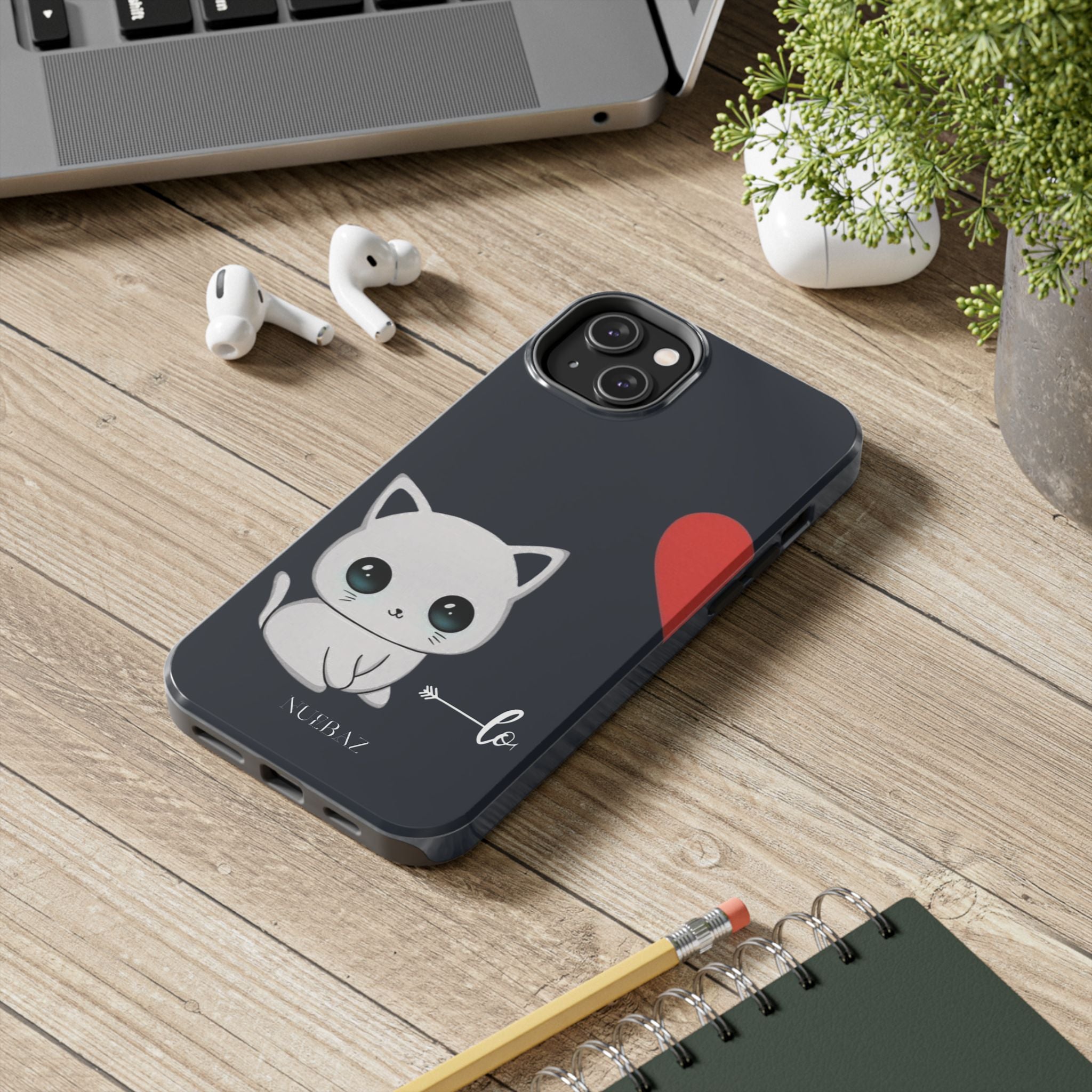 Cute Cat Love Phone Case (Couple Phone Case)