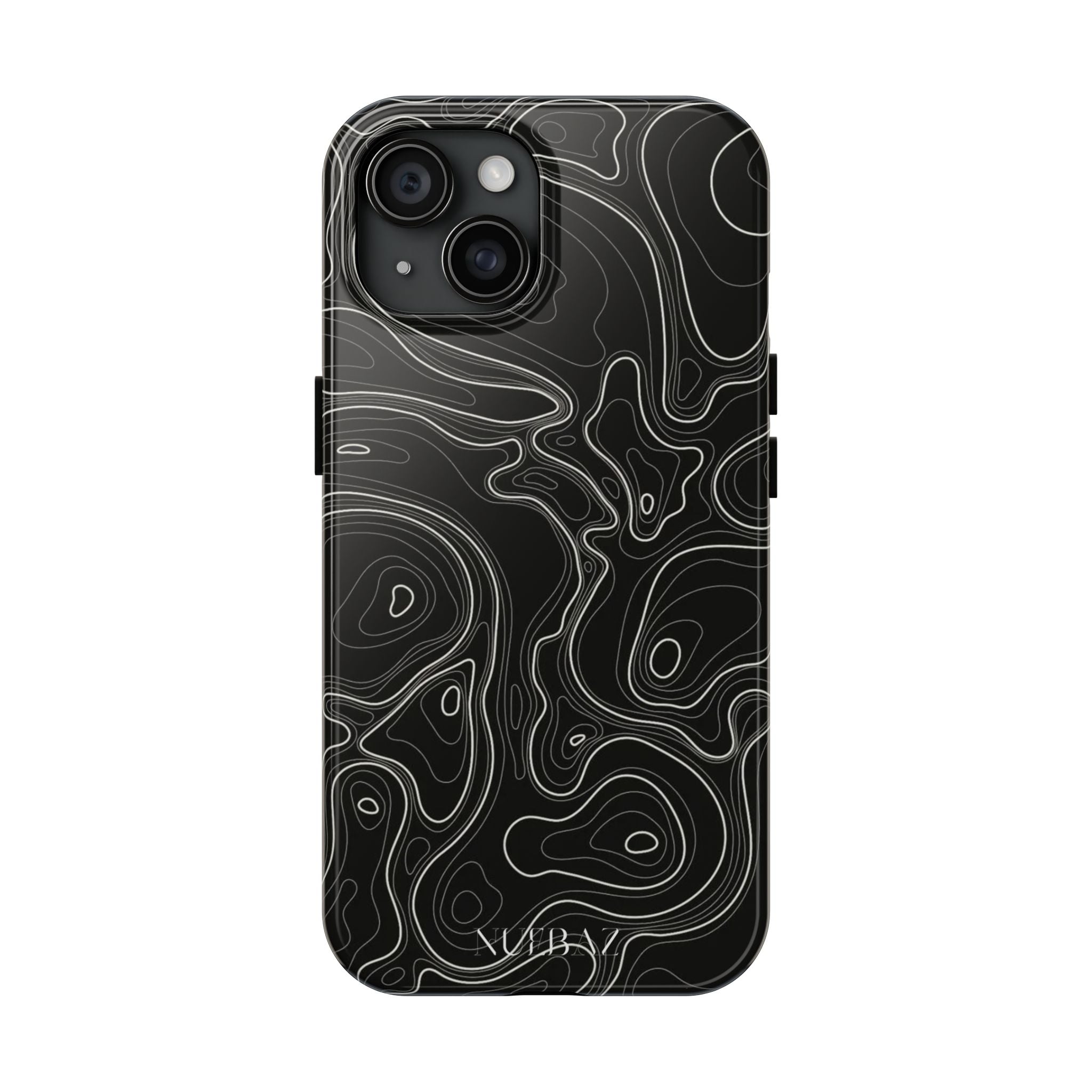 Abstract Black & White Line Phone Case